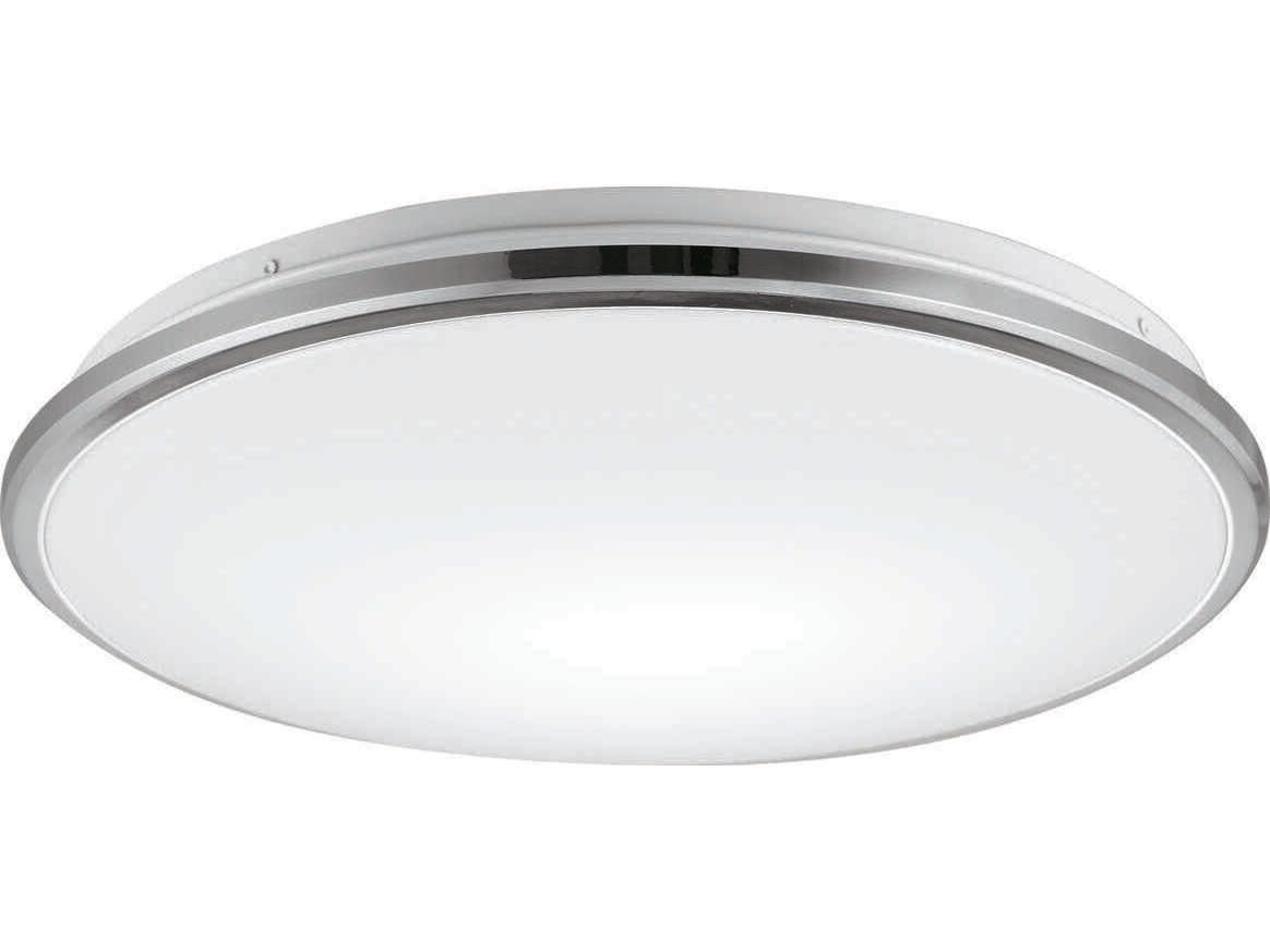 Kuzco Lighting Brook Chrome Round Flush Mount