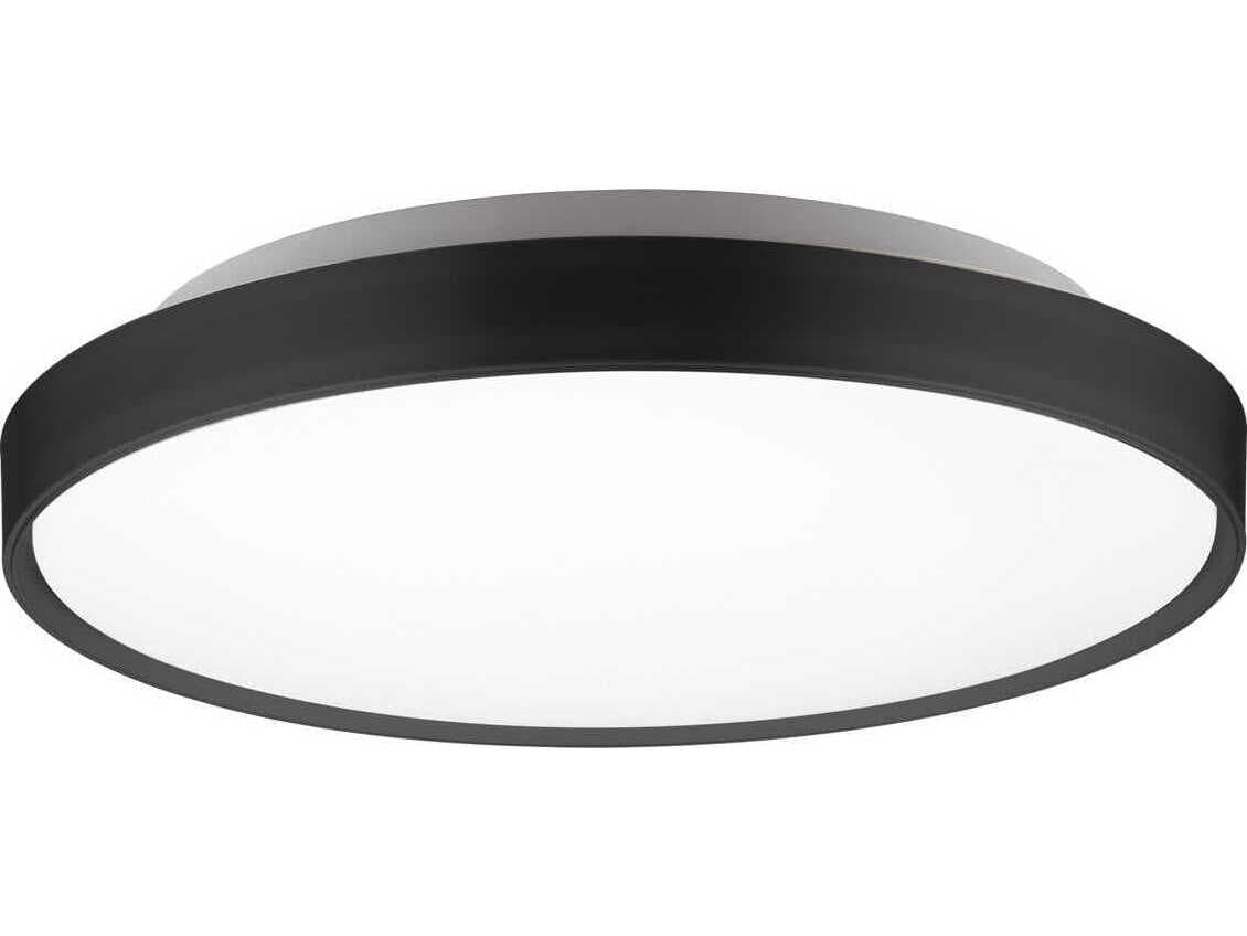 Kuzco Lighting Brunswick Black Round Flush Mount