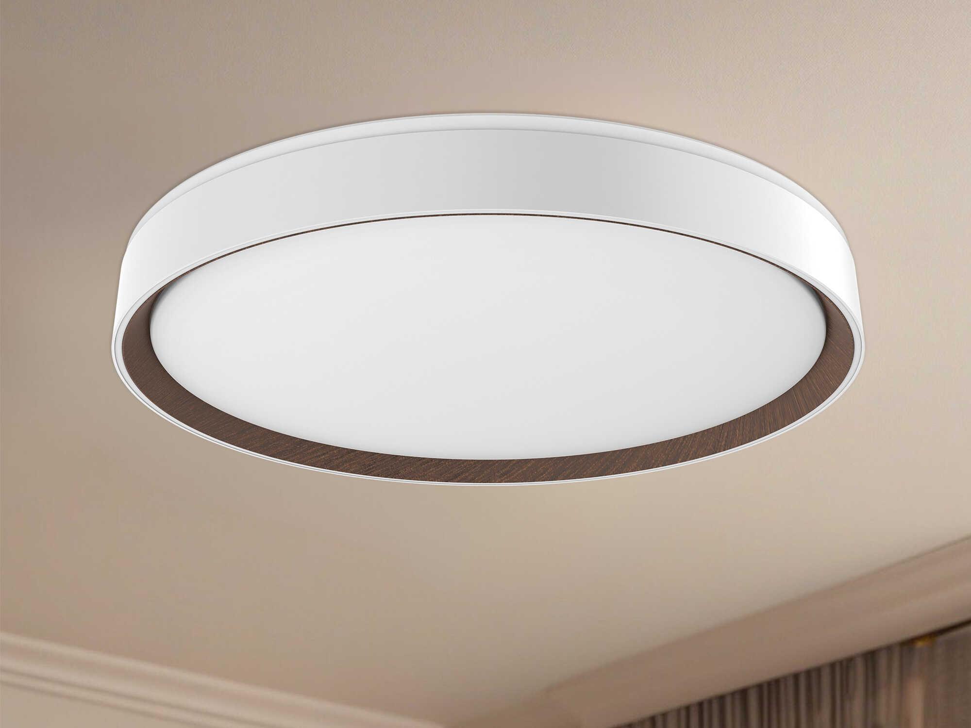 Kuzco Lighting Essex White Round Flush Mount