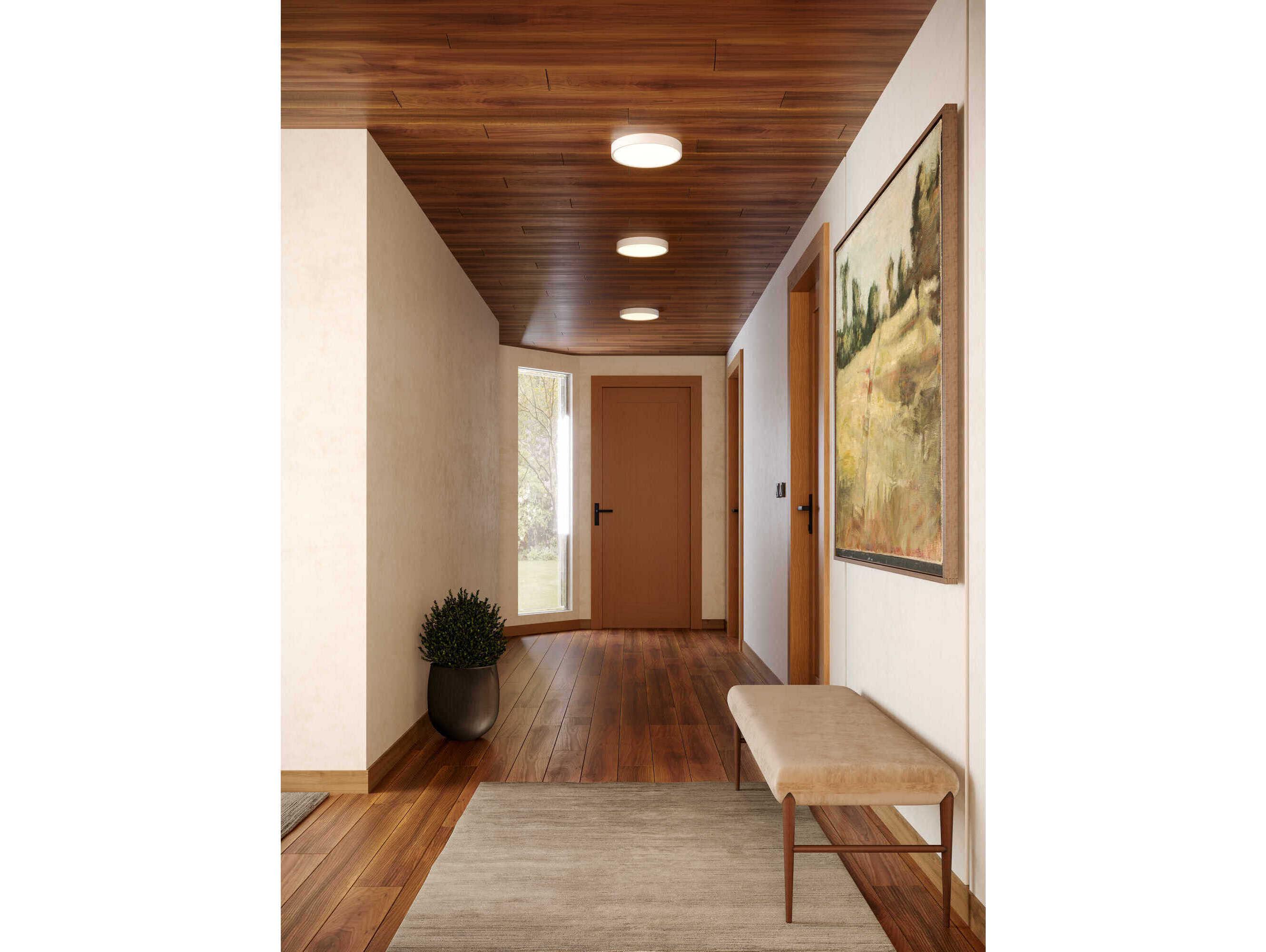 Kuzco Lighting Mio White Round Flush Mount