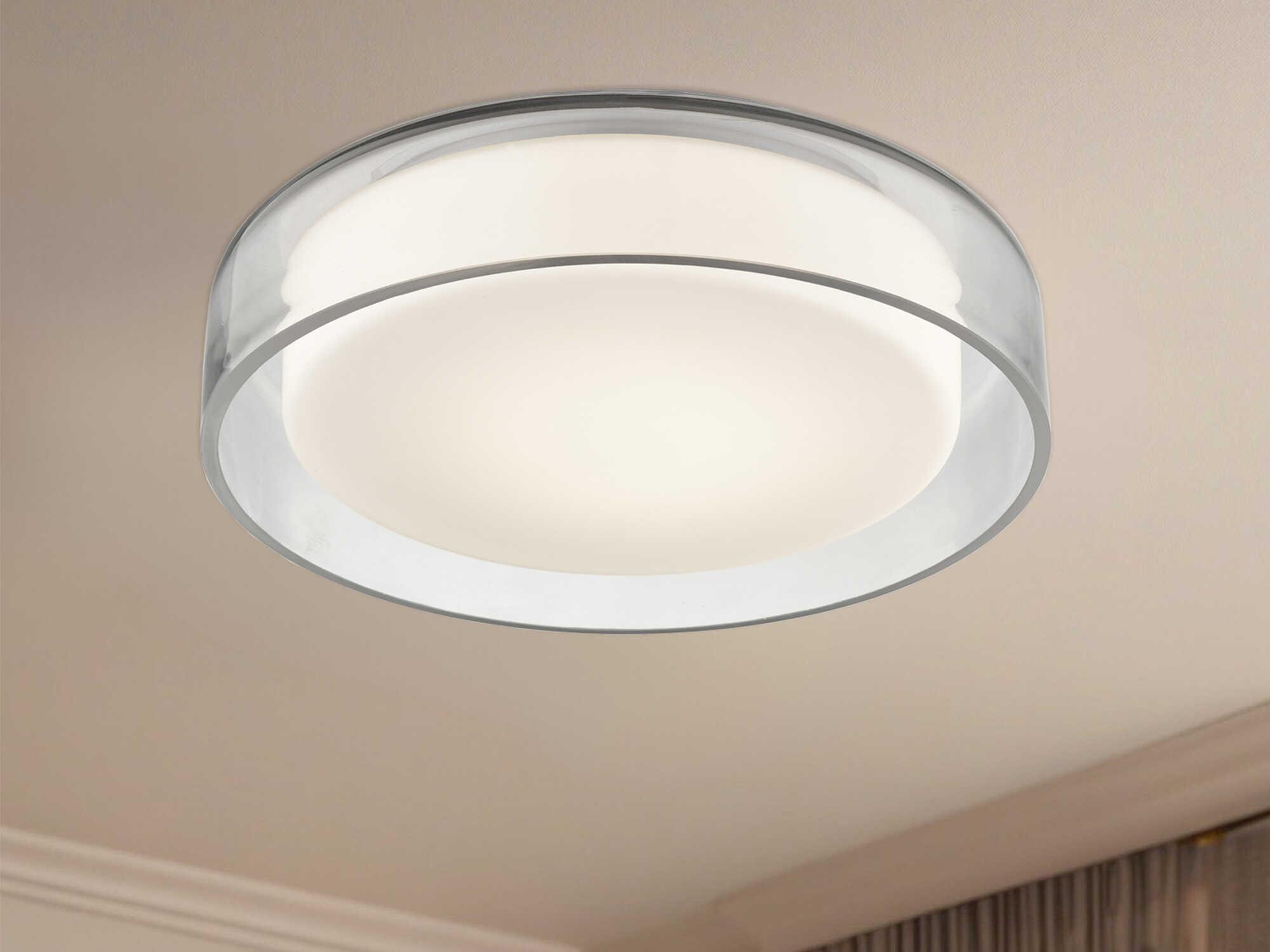 Kuzco Lighting Aston Clear Round Flush Mount