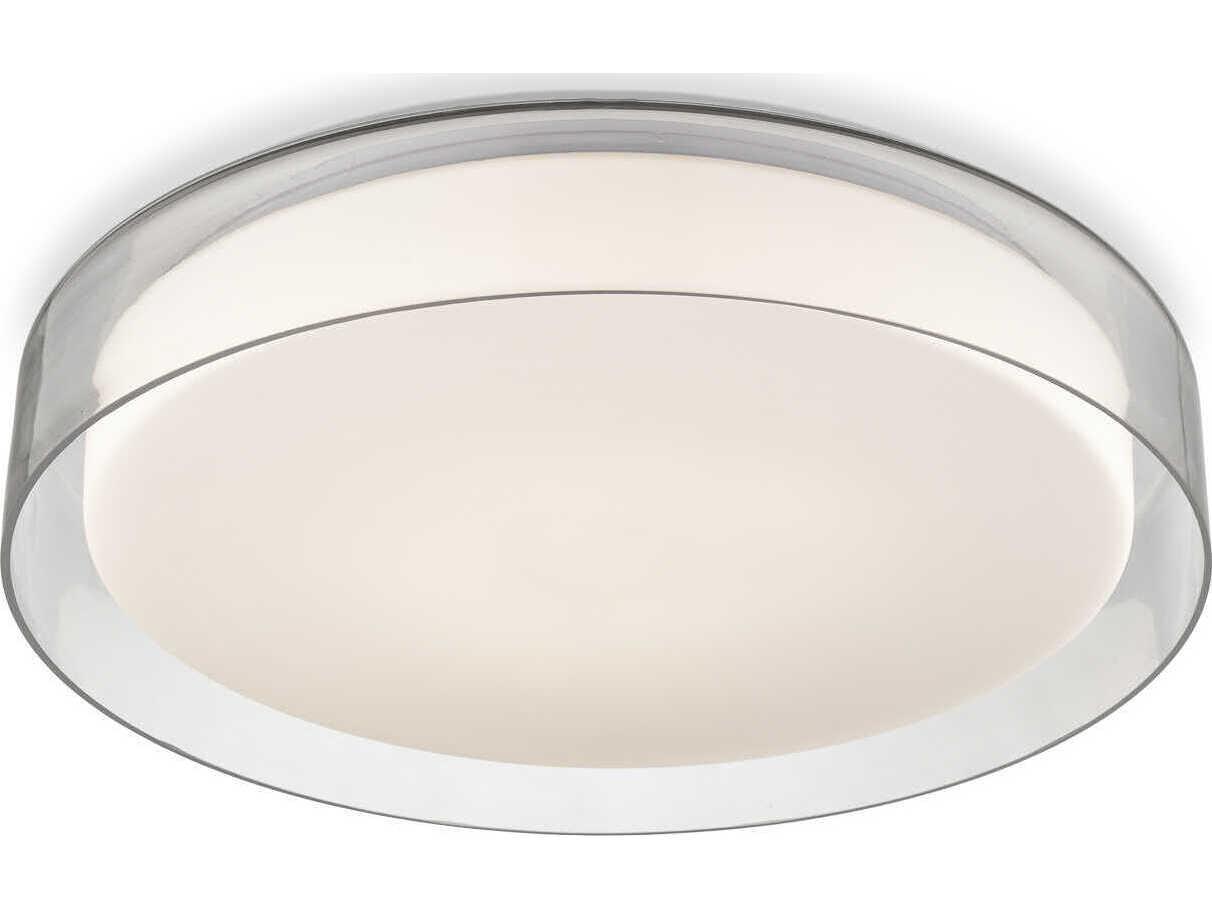 Kuzco Lighting Aston Clear Round Flush Mount