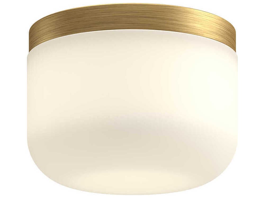 Kuzco Lighting Mel Brushed Gold Drum Flush Mount