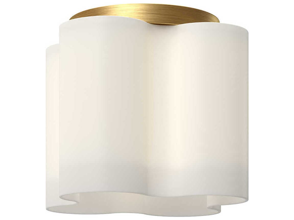 Kuzco Lighting Clover Brushed Gold Flush Mount