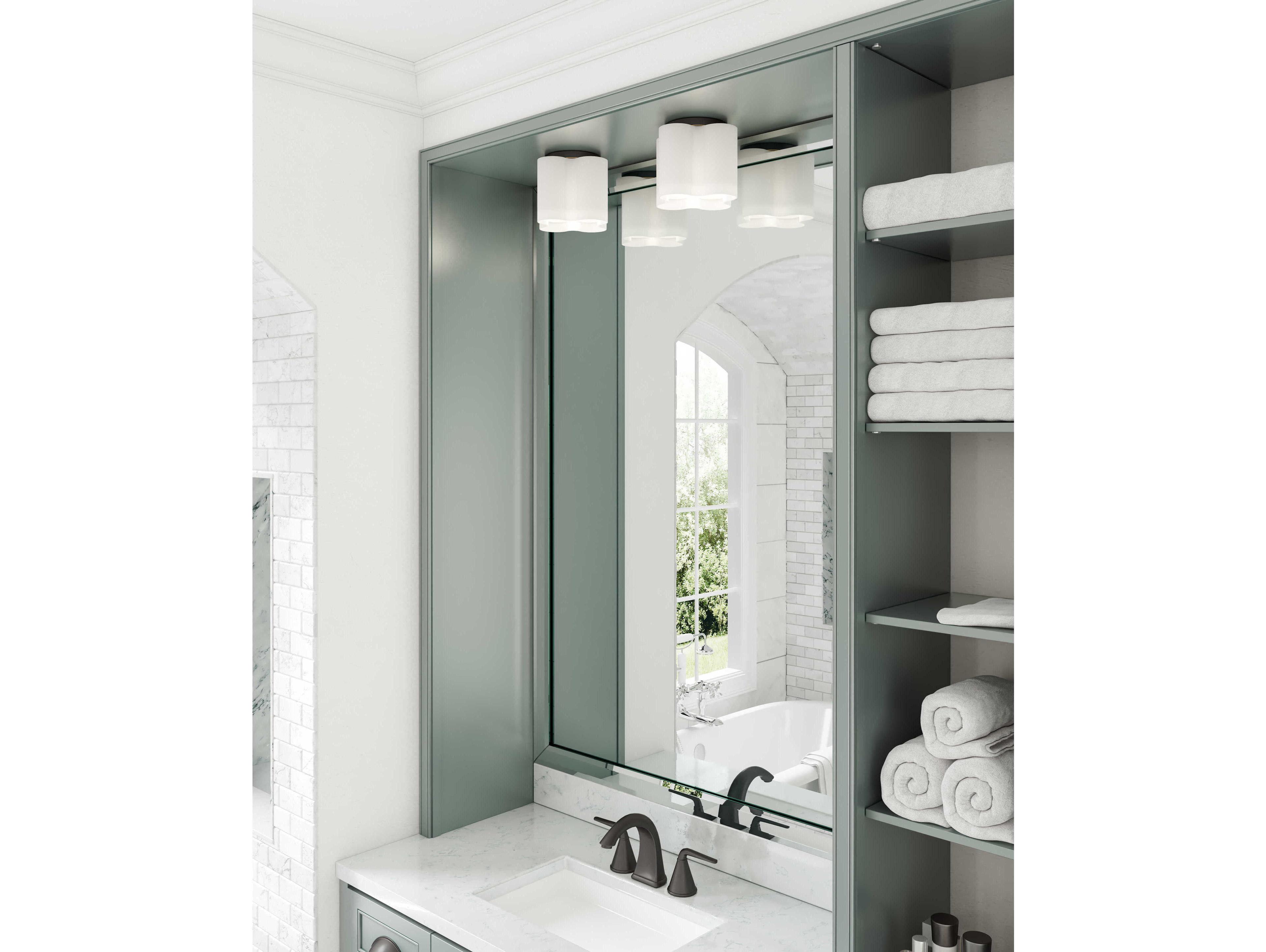 Kuzco Lighting Clover Black Flush Mount