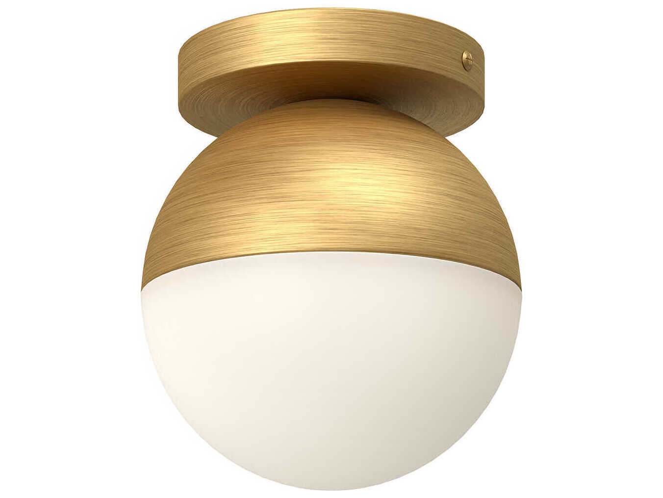 Kuzco Lighting Monae 1-Light Brushed Gold Globe Flush Mount