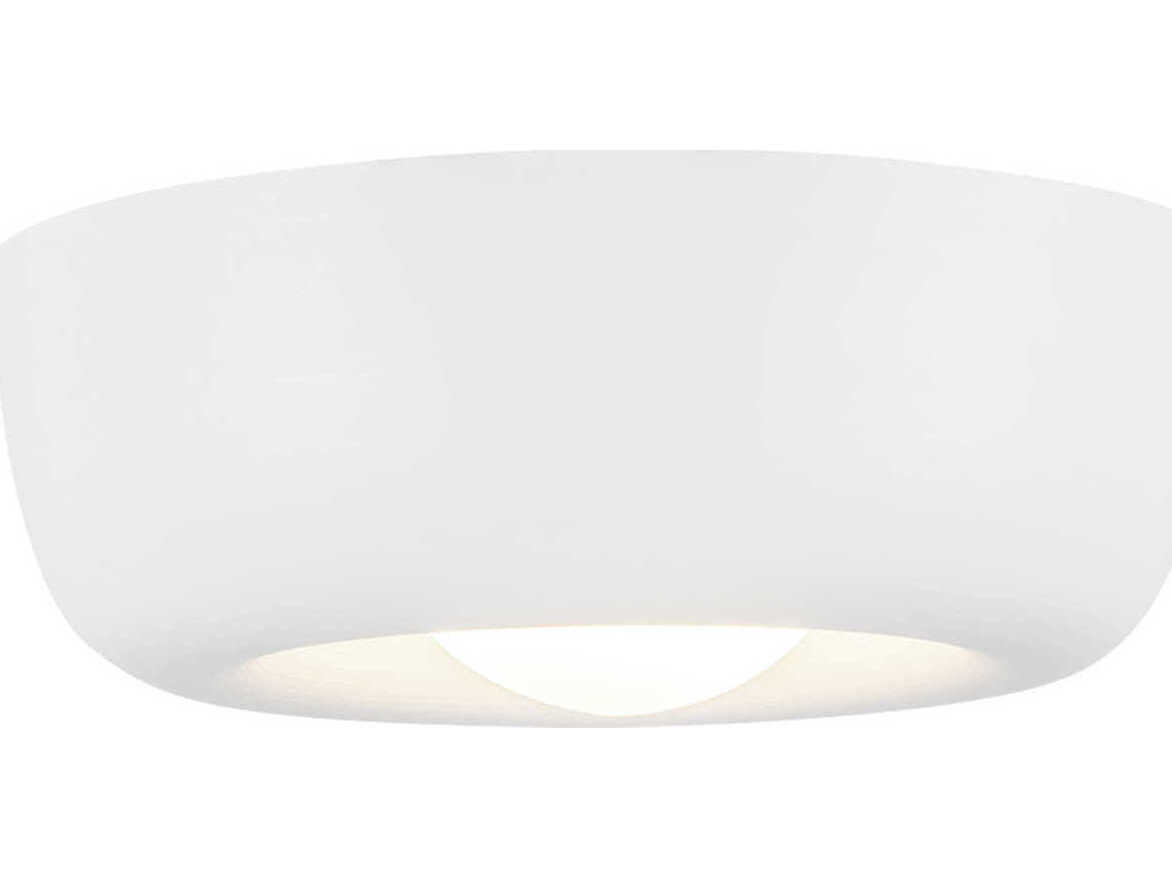 Kuzco Lighting Hayden Antique White Round Flush Mount