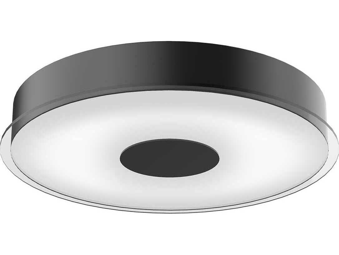 Kuzco Lighting Parker Black Round Flush Mount