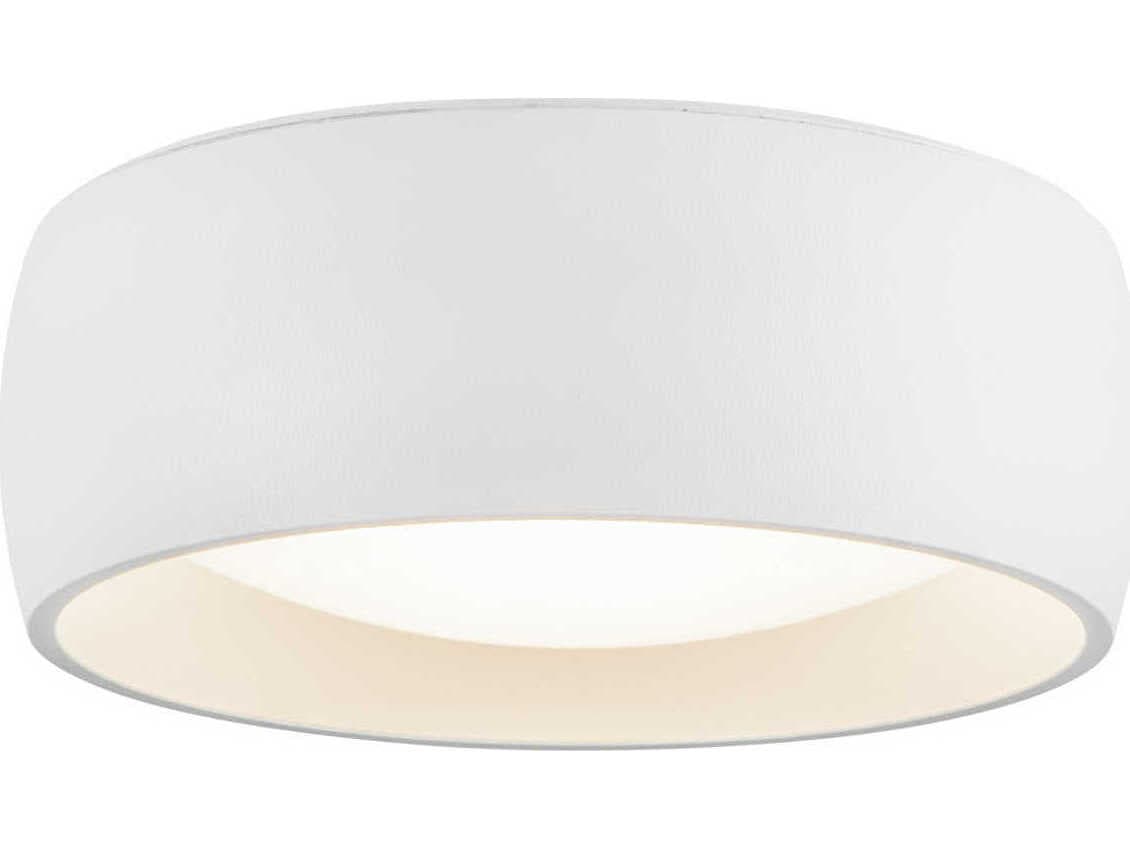 Kuzco Lighting Savile White Drum Flush Mount