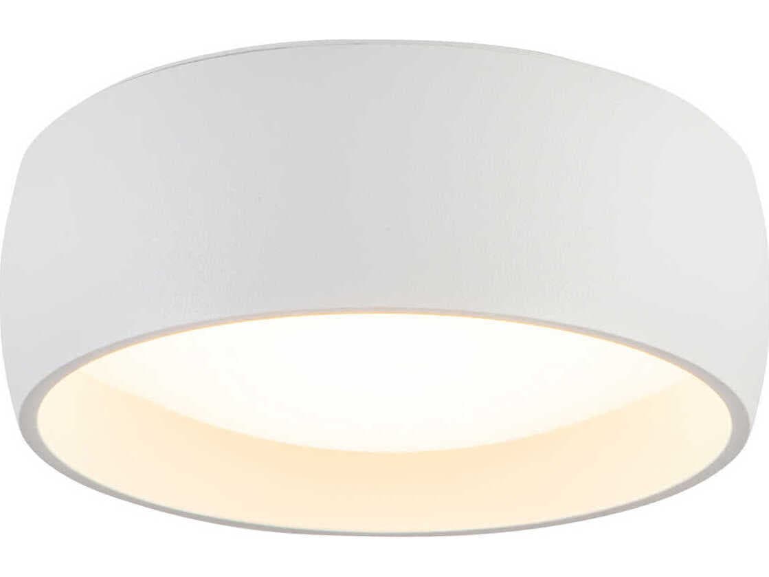 Kuzco Lighting Savile White Drum Flush Mount