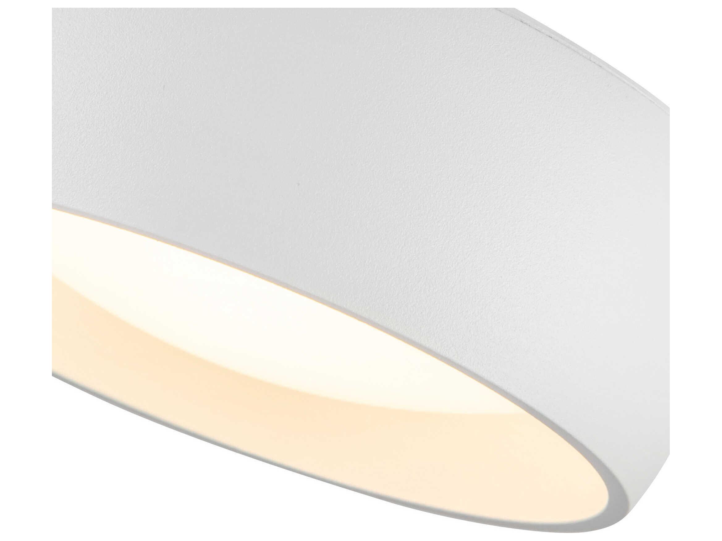 Kuzco Lighting Savile White Drum Flush Mount