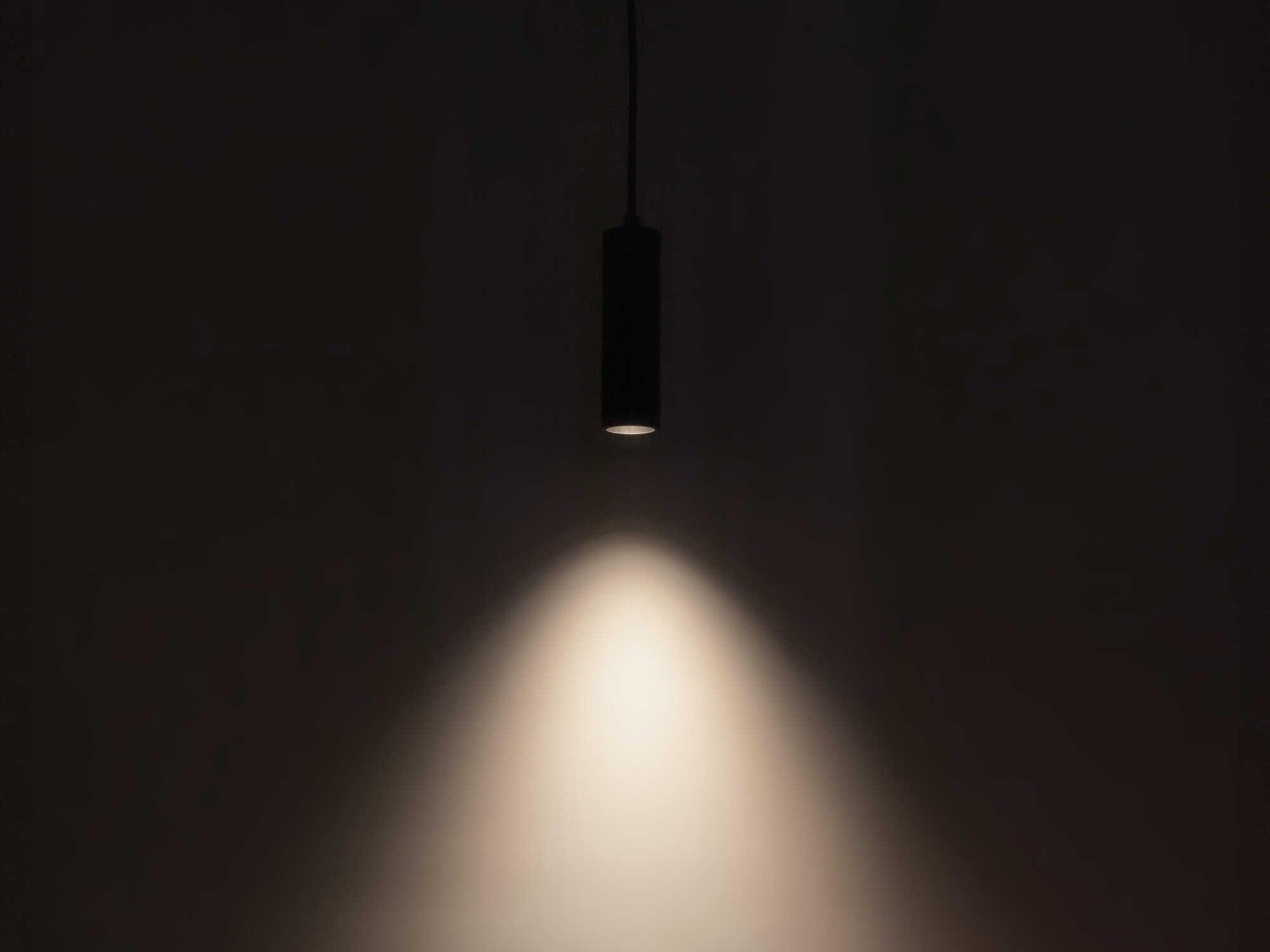 Kuzco Lighting Lorna Black Cylinder Mini Pendant