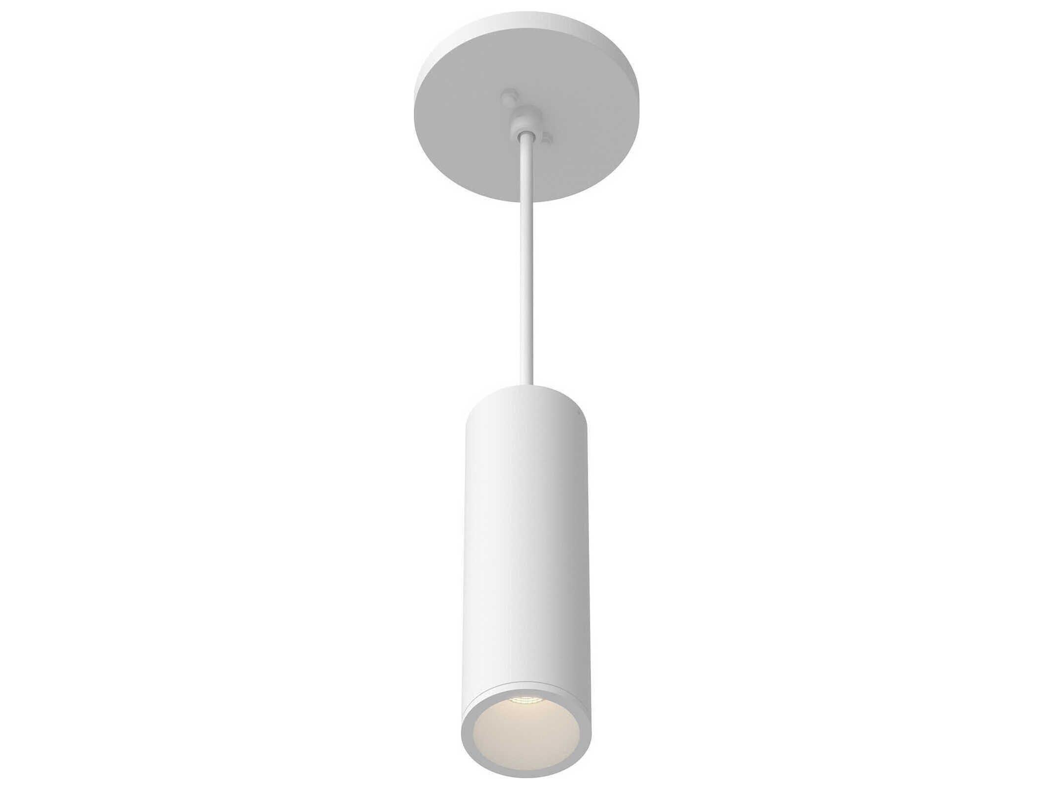 Kuzco Lighting Lorna White Cylinder Mini Pendant