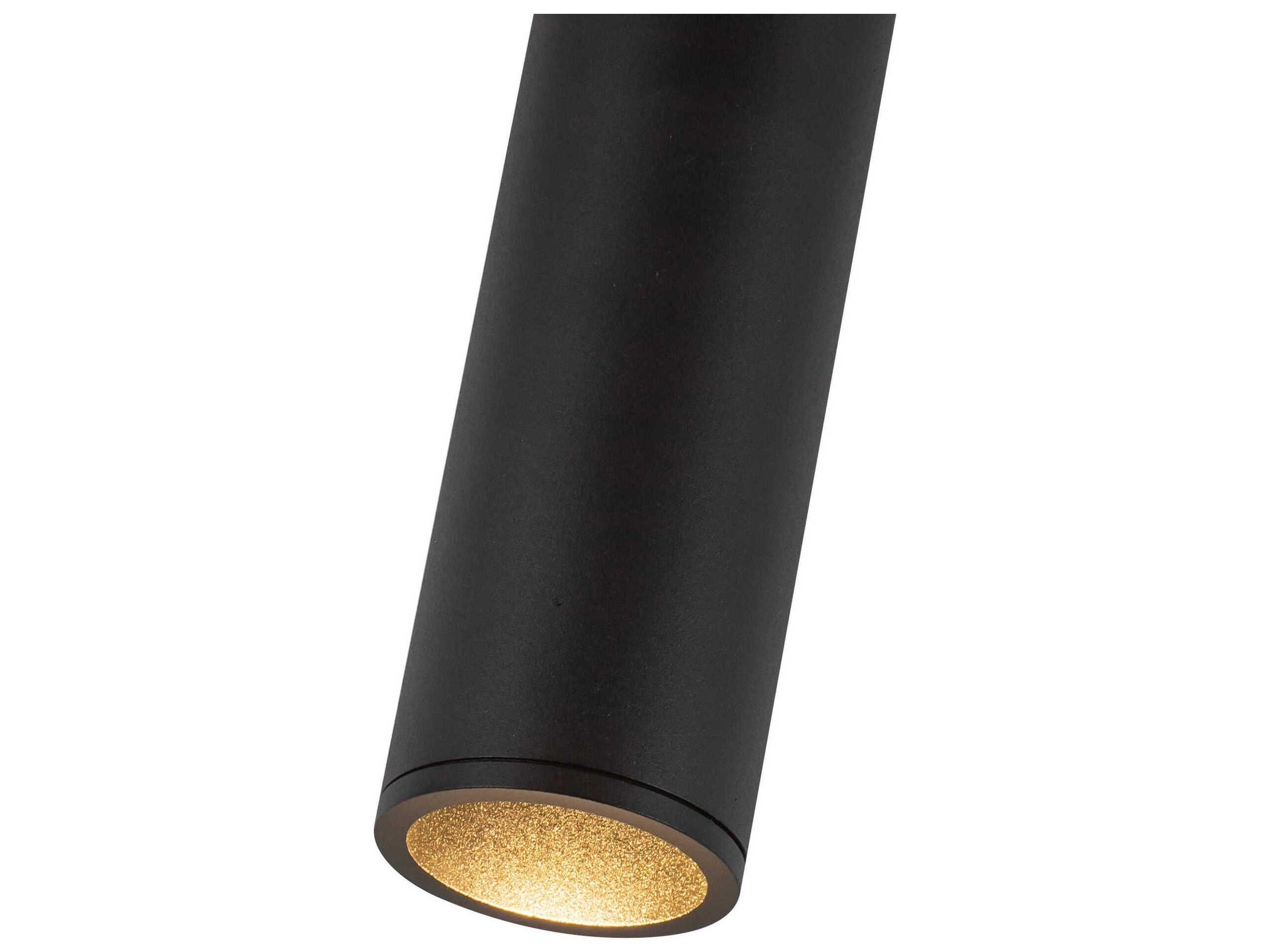 Kuzco Lighting Lorna Black Cylinder Mini Pendant