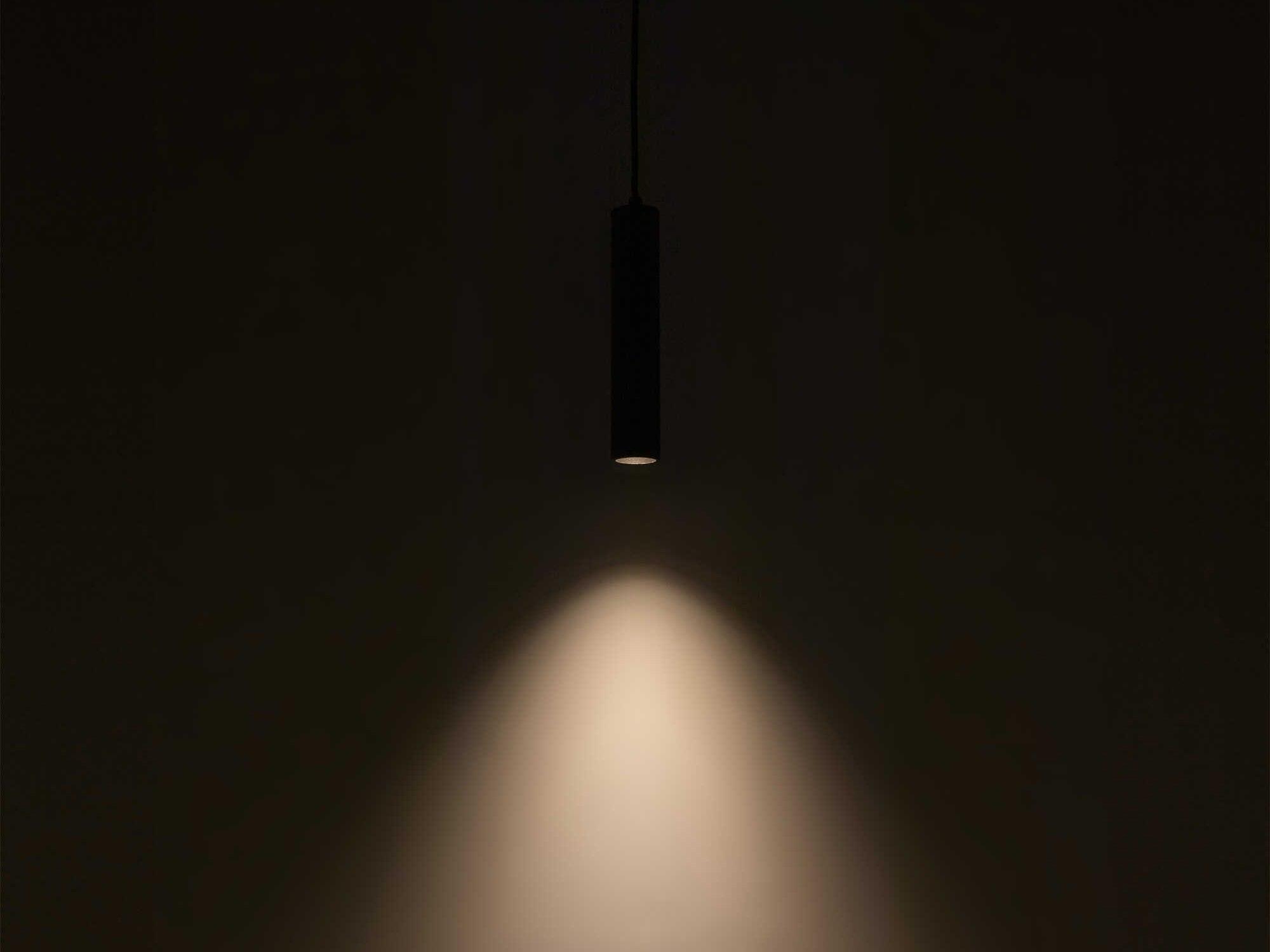 Kuzco Lighting Lorna Black Cylinder Mini Pendant