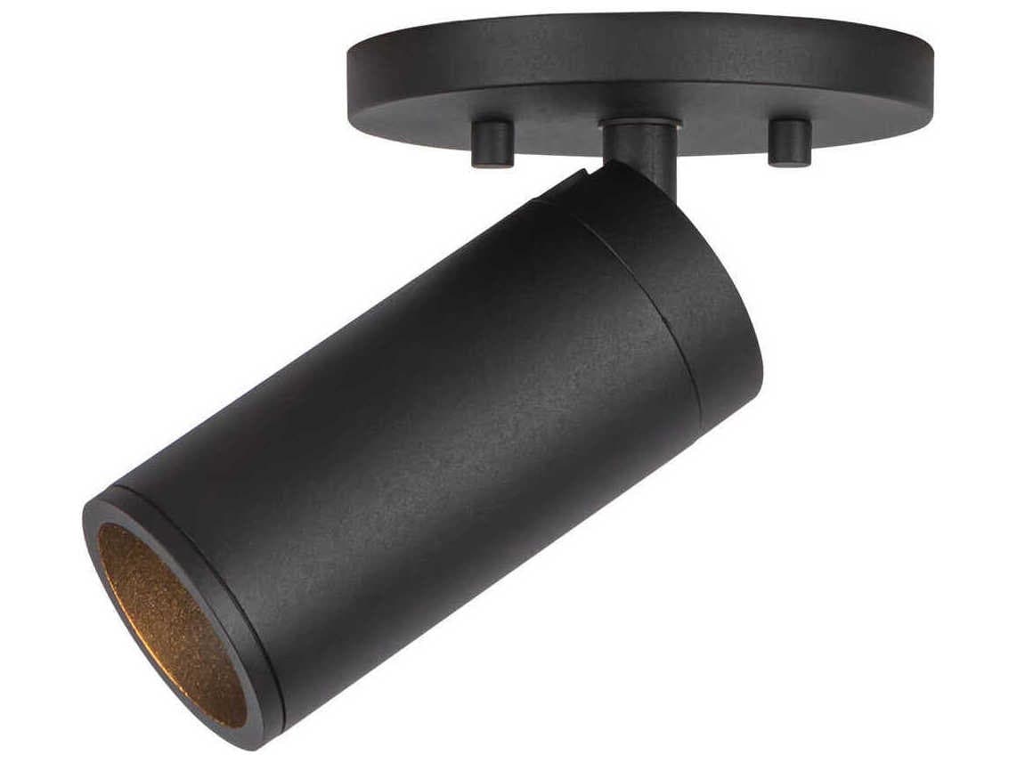 Kuzco Lighting Lorna Black Cylinder Flush Mount