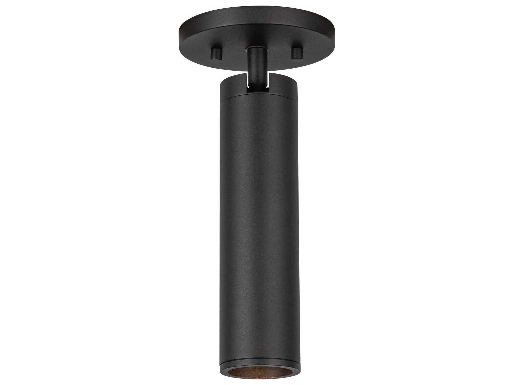 Kuzco Lighting Lorna Black Cylinder Flush Mount