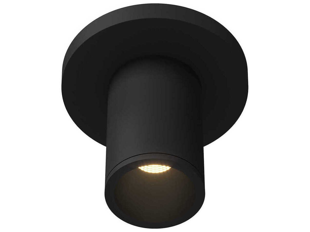 Kuzco Lighting Lorna Black Cylinder Flush Mount