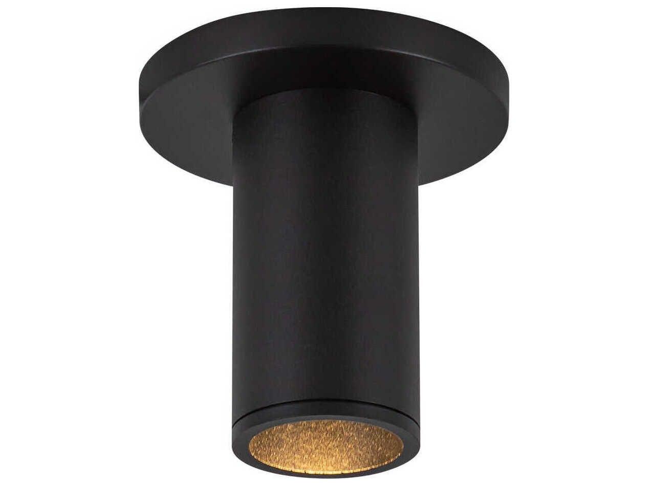 Kuzco Lighting Lorna Black Cylinder Flush Mount