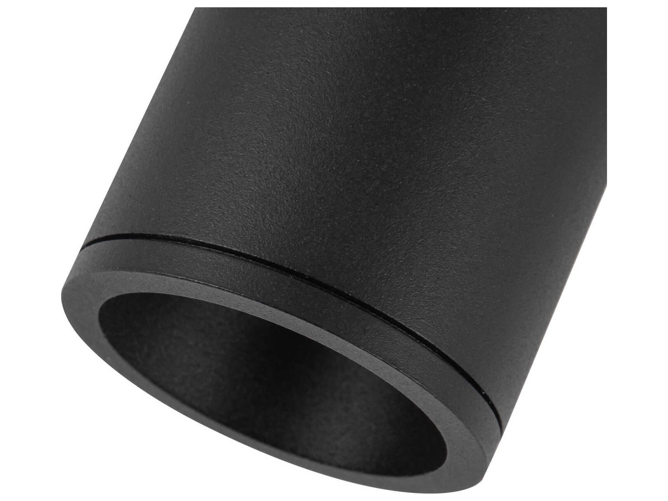 Kuzco Lighting Lorna Black Cylinder Flush Mount