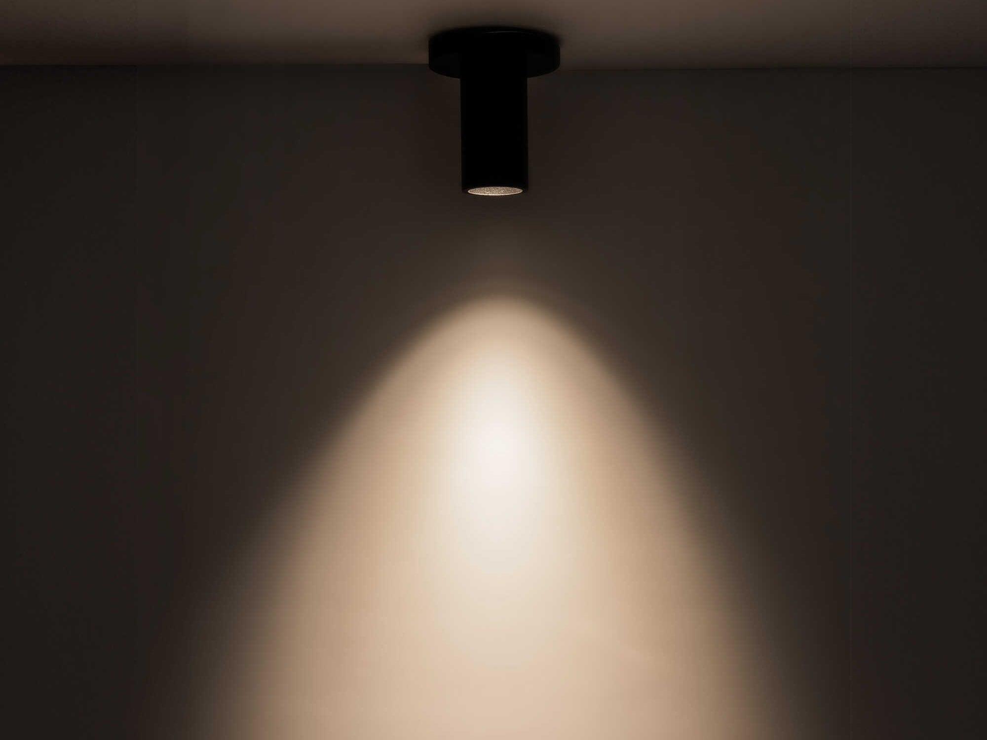 Kuzco Lighting Lorna Black Cylinder Flush Mount