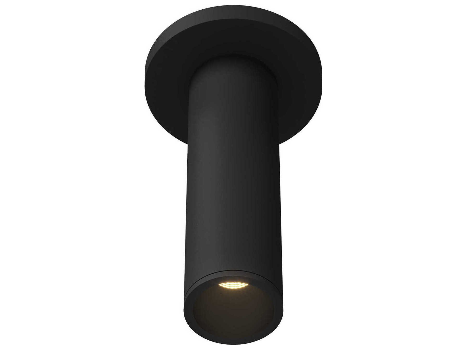 Kuzco Lighting Lorna Black Cylinder Flush Mount