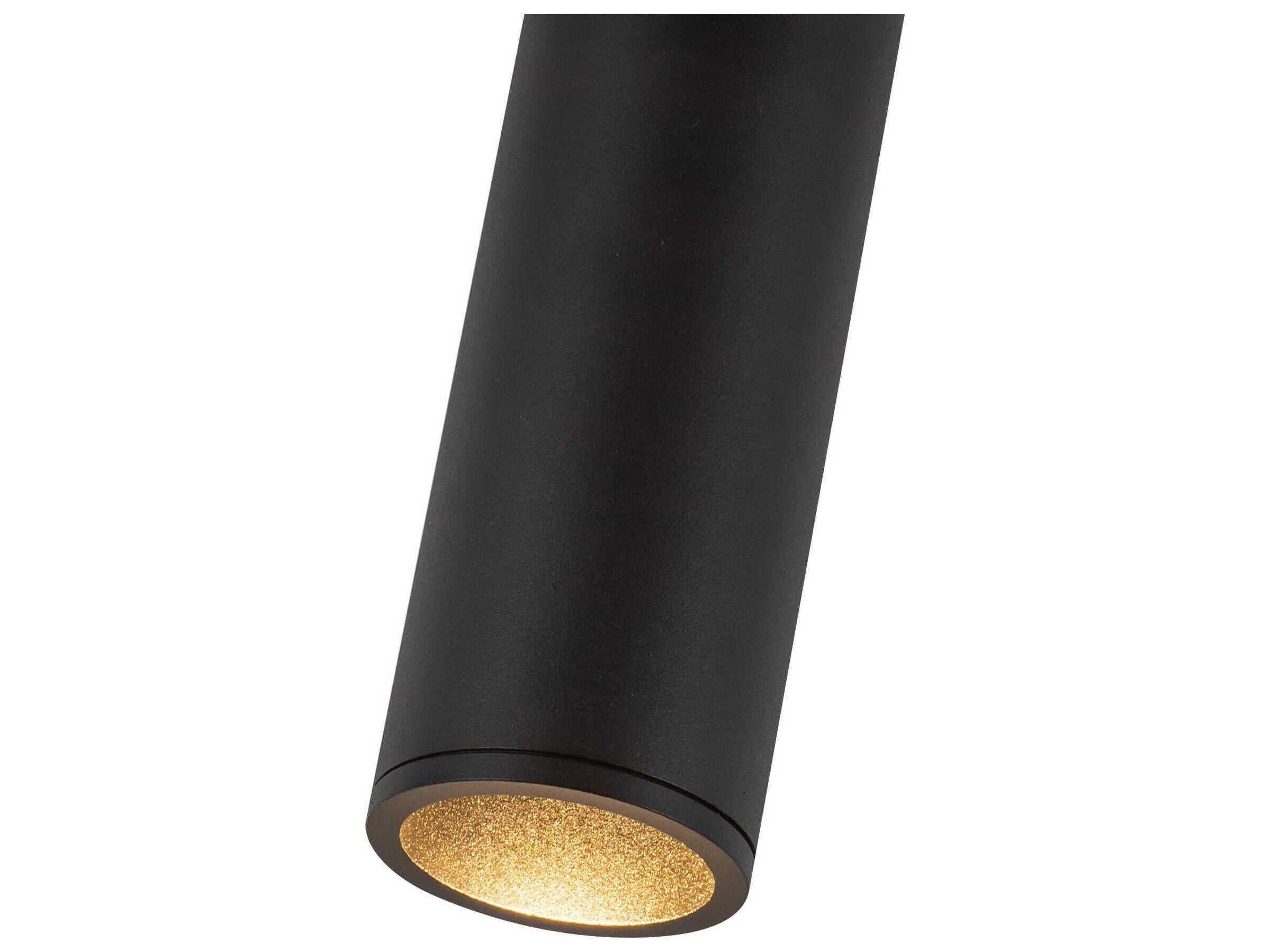 Kuzco Lighting Lorna Black Cylinder Flush Mount