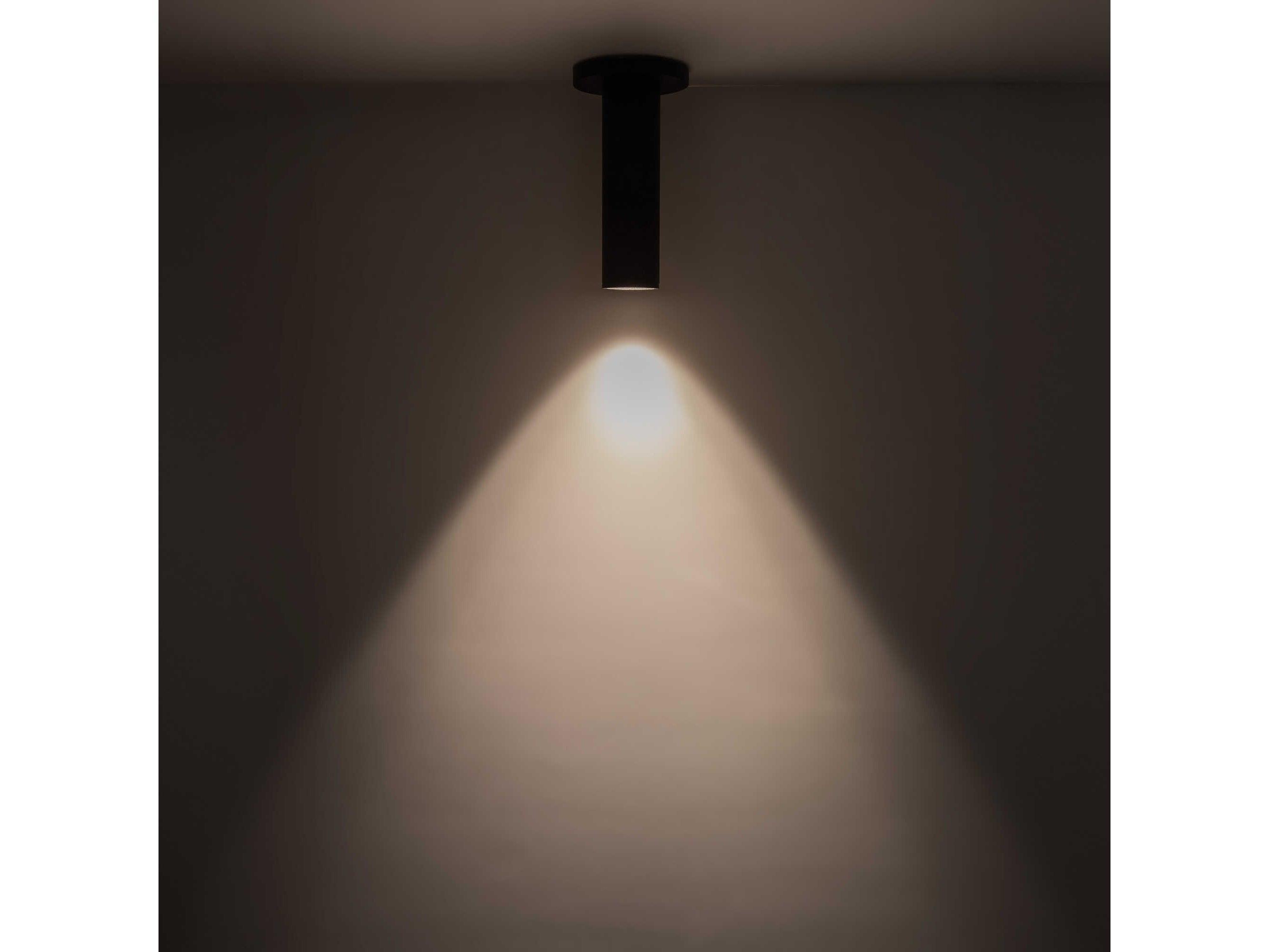 Kuzco Lighting Lorna Black Cylinder Flush Mount