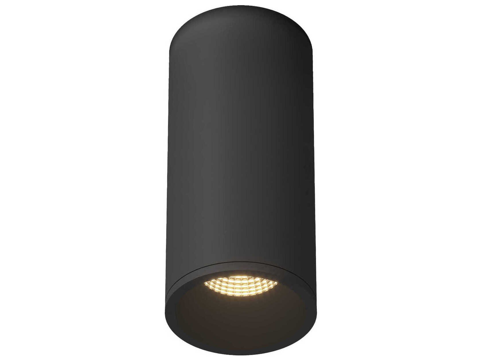 Kuzco Lighting Lorna Black Cylinder Flush Mount