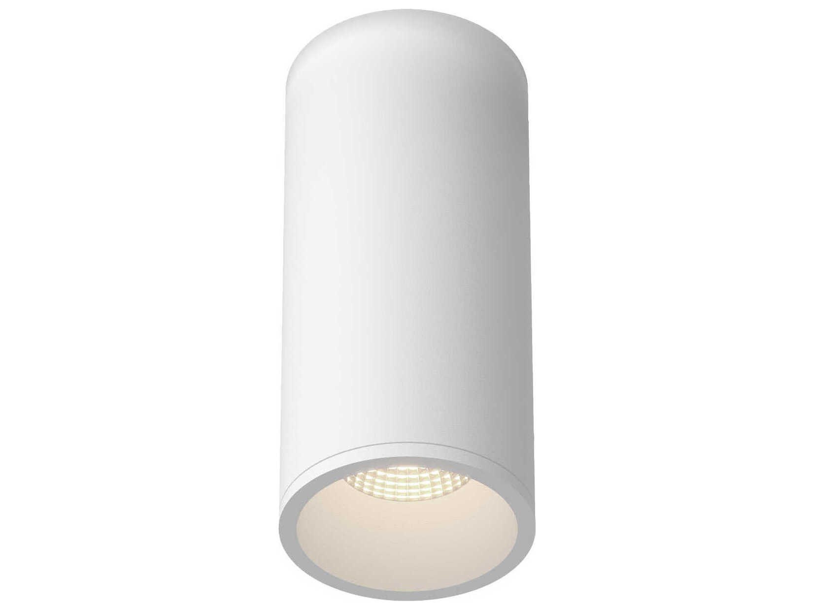 Kuzco Lighting Lorna White Cylinder Flush Mount