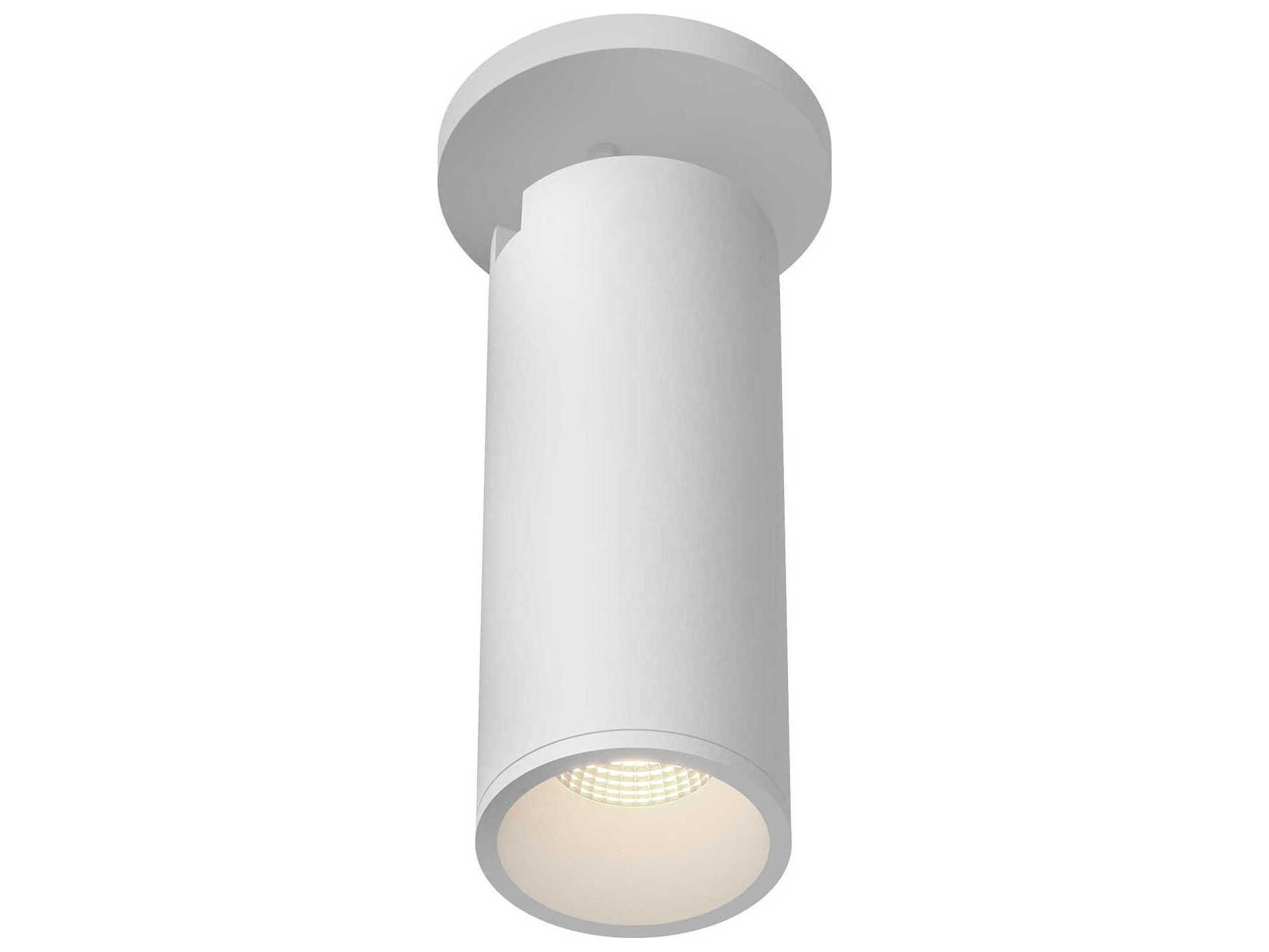 Kuzco Lighting Lorna White Cylinder Flush Mount