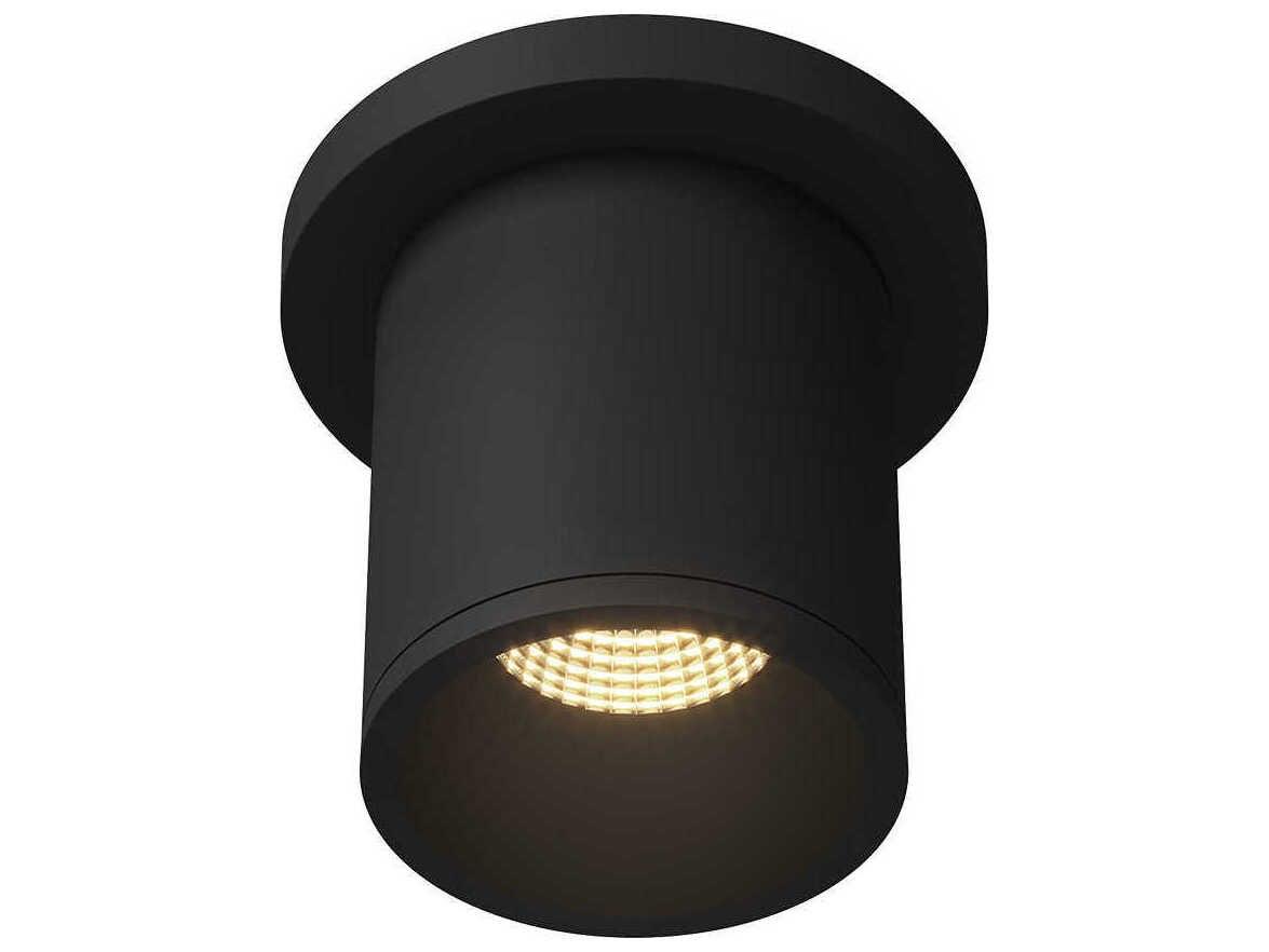 Kuzco Lighting Lorna Black Cylinder Flush Mount