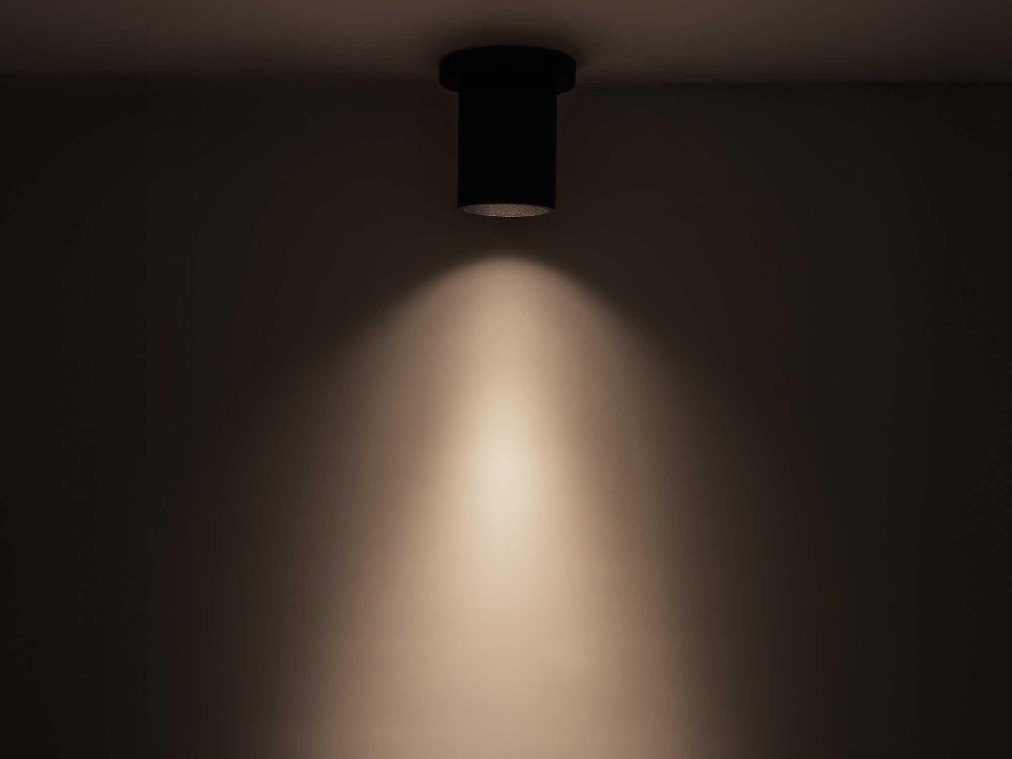 Kuzco Lighting Lorna Black Cylinder Flush Mount