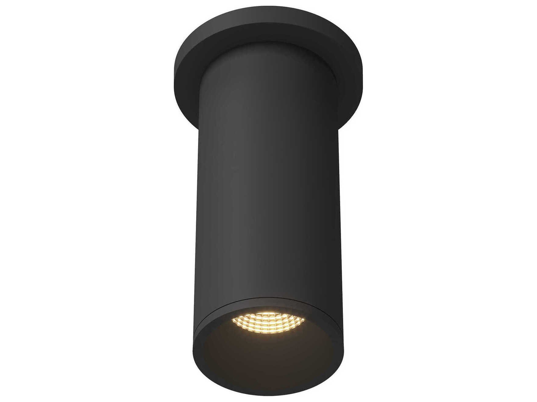 Kuzco Lighting Lorna Black Cylinder Flush Mount