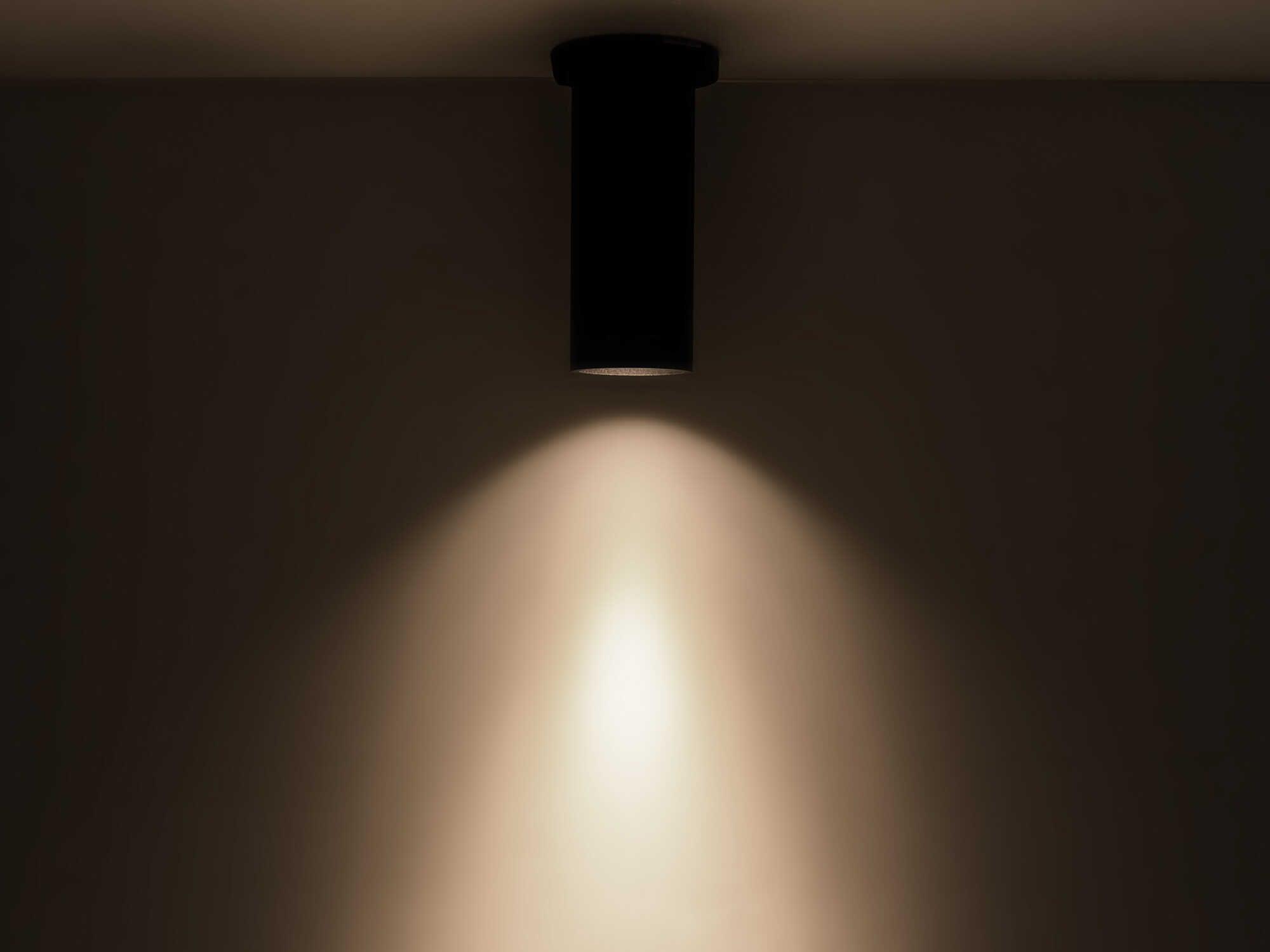 Kuzco Lighting Lorna Black Cylinder Flush Mount