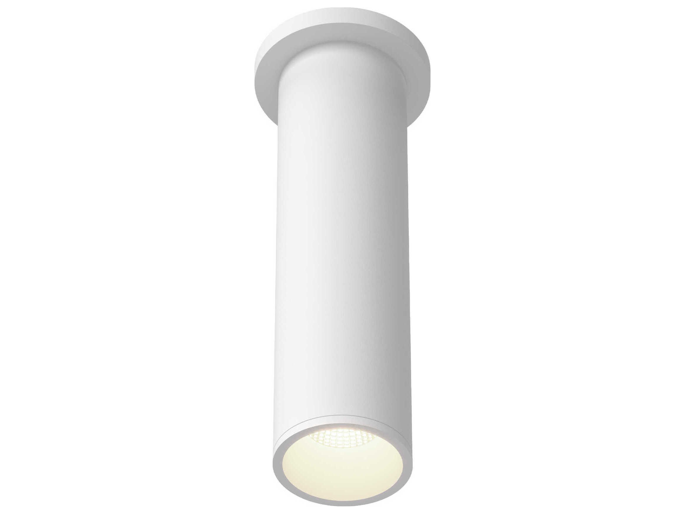 Kuzco Lighting Lorna White Cylinder Flush Mount