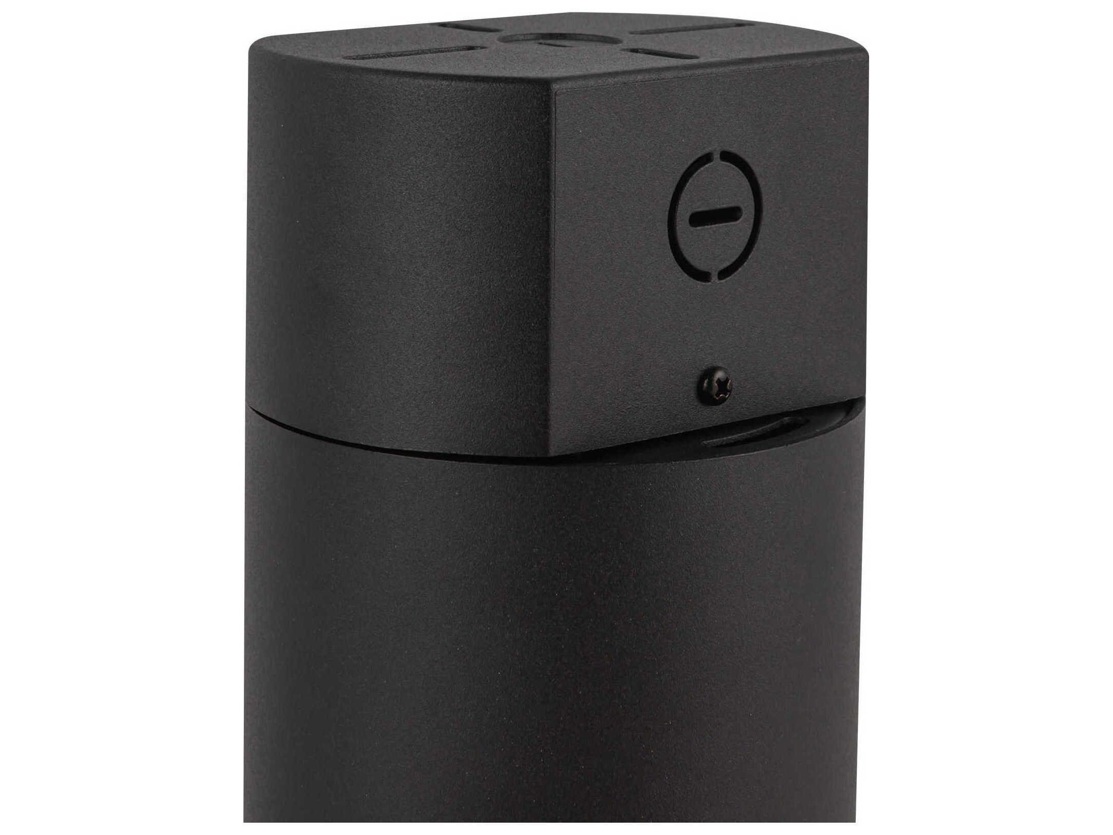 Kuzco Lighting Lorna Black Cylinder Flush Mount