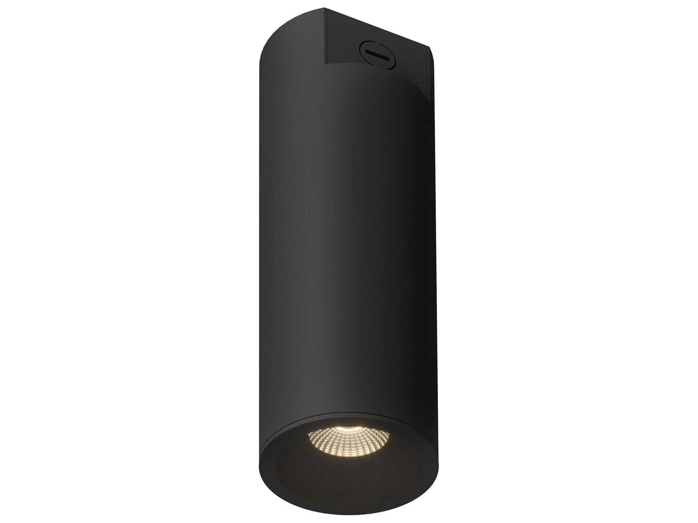 Kuzco Lighting Lorna Black Cylinder Flush Mount