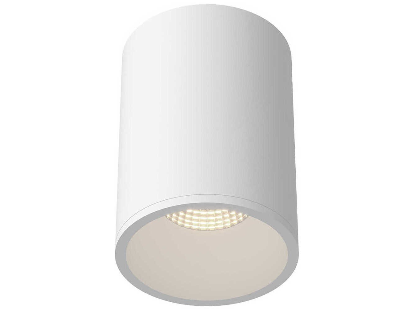 Kuzco Lighting Lorna White Cylinder Flush Mount