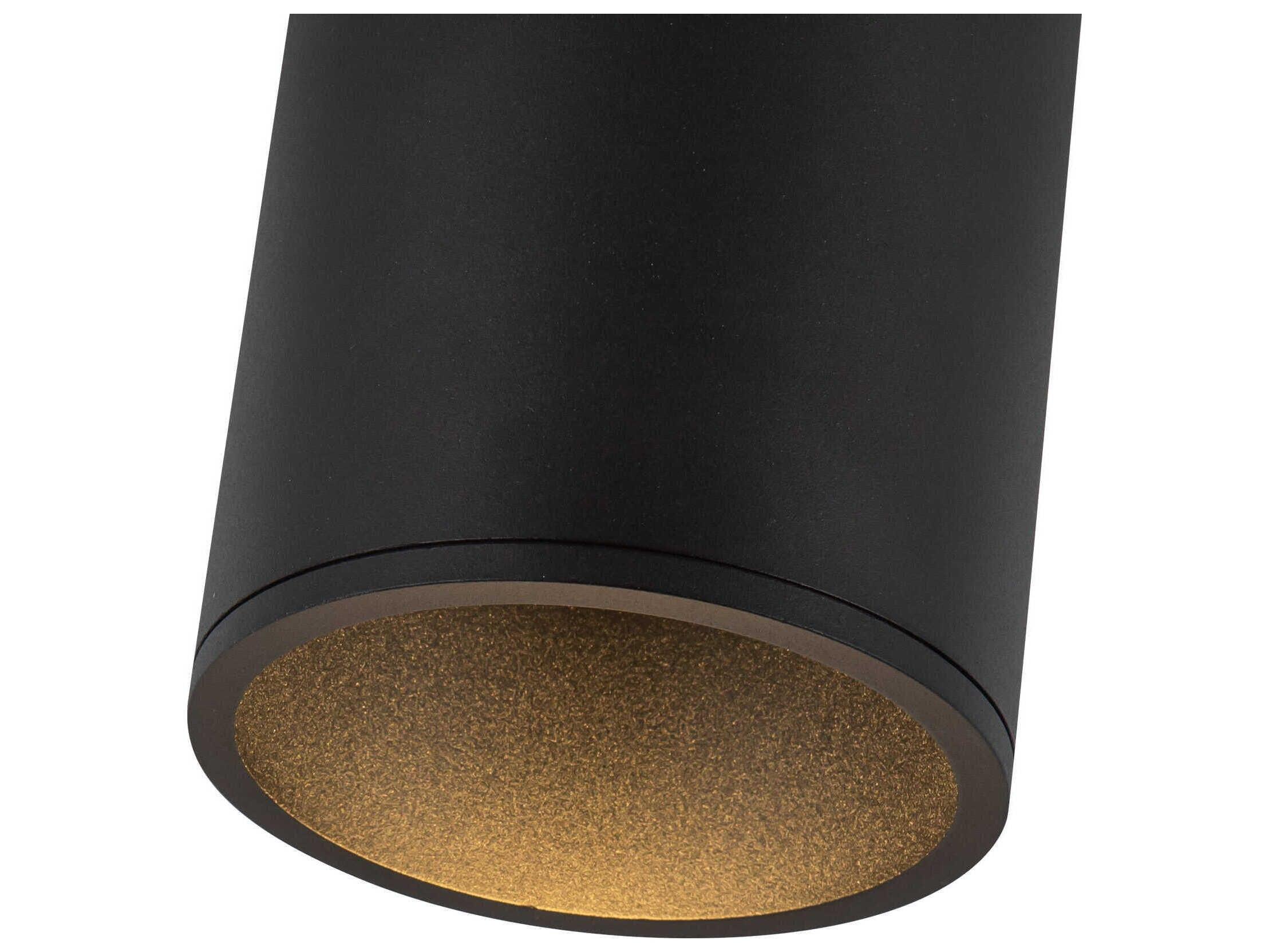 Kuzco Lighting Lorna Black Cylinder Mini Pendant