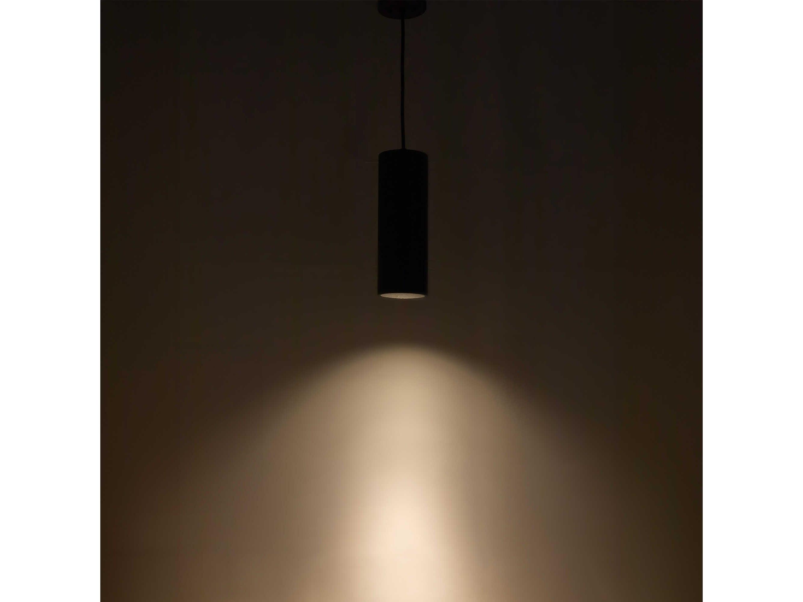 Kuzco Lighting Lorna Black Cylinder Mini Pendant