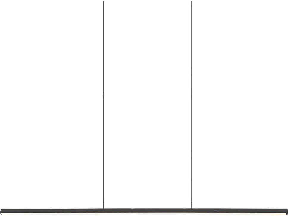 Kuzco Lighting Chute Black Linear Island Pendant