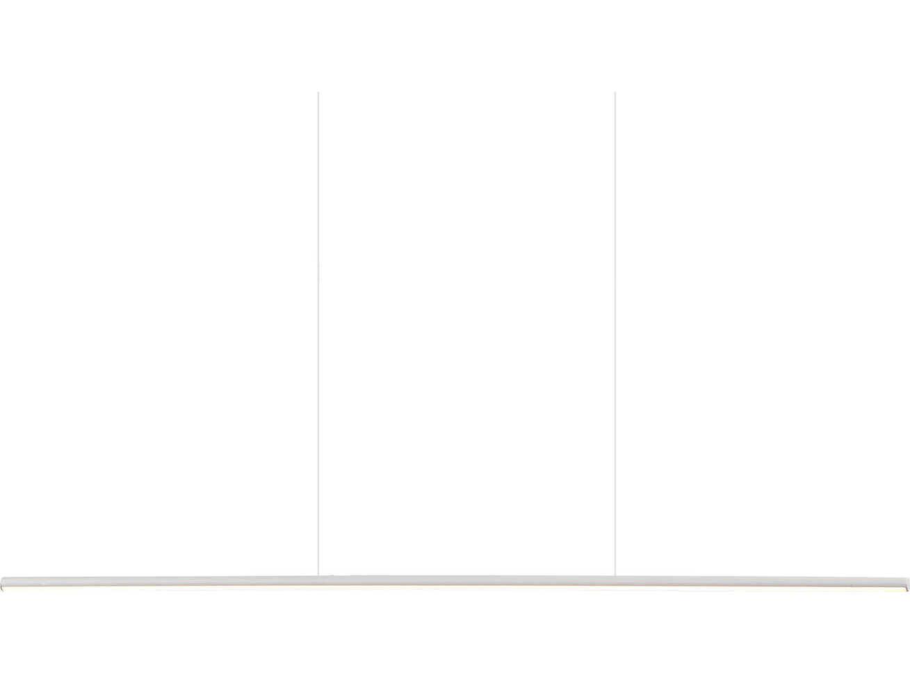 Kuzco Lighting Chute White Linear Island Pendant