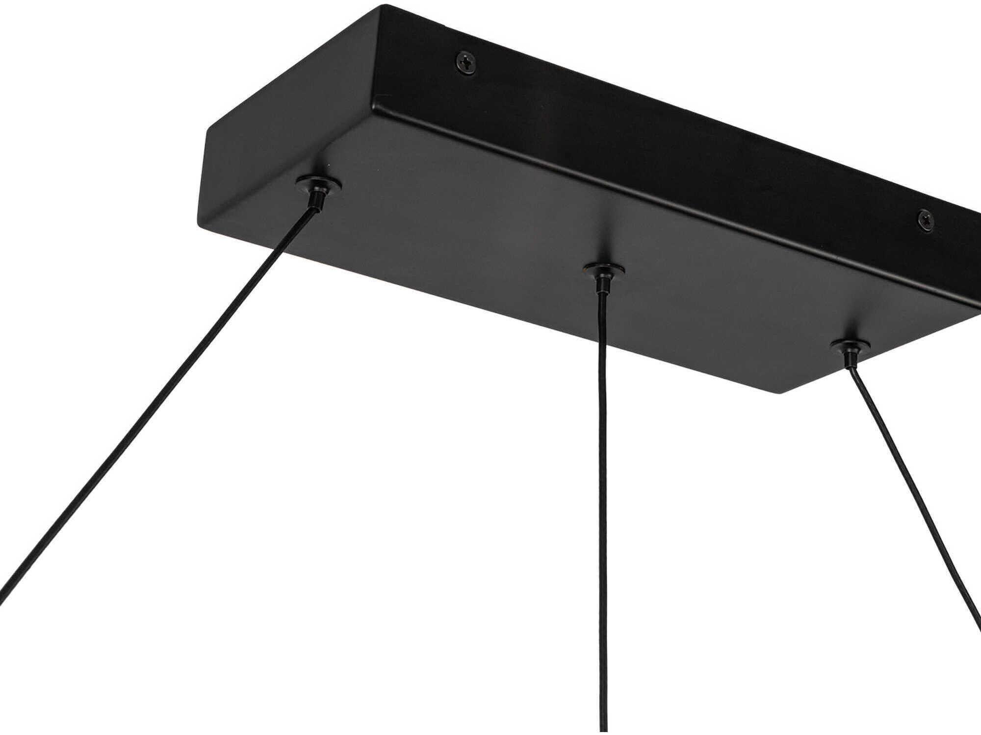 Kuzco Lighting Elixir Black Linear Island Pendant