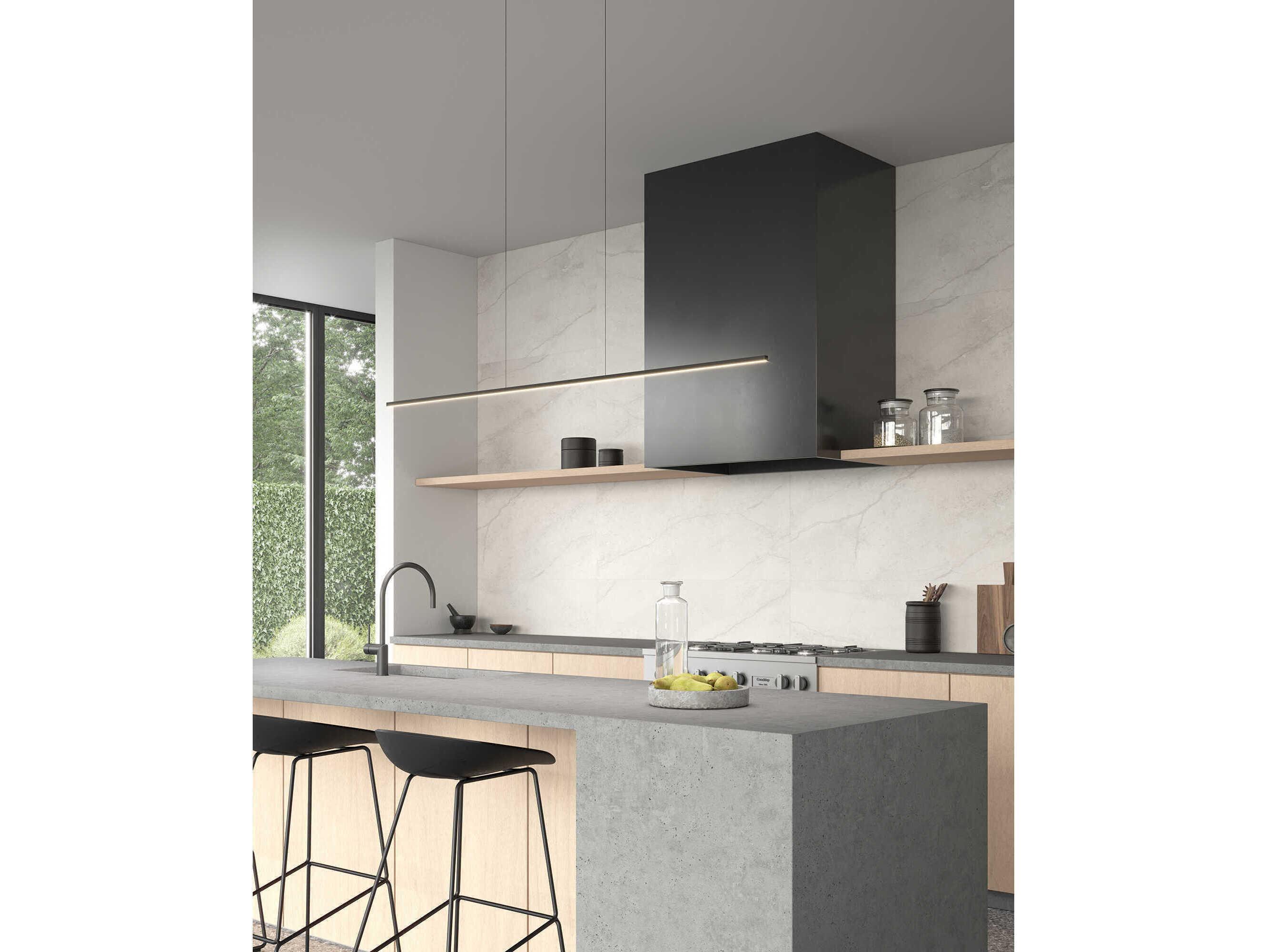 Kuzco Lighting Vega Minor Black Linear Island Pendant