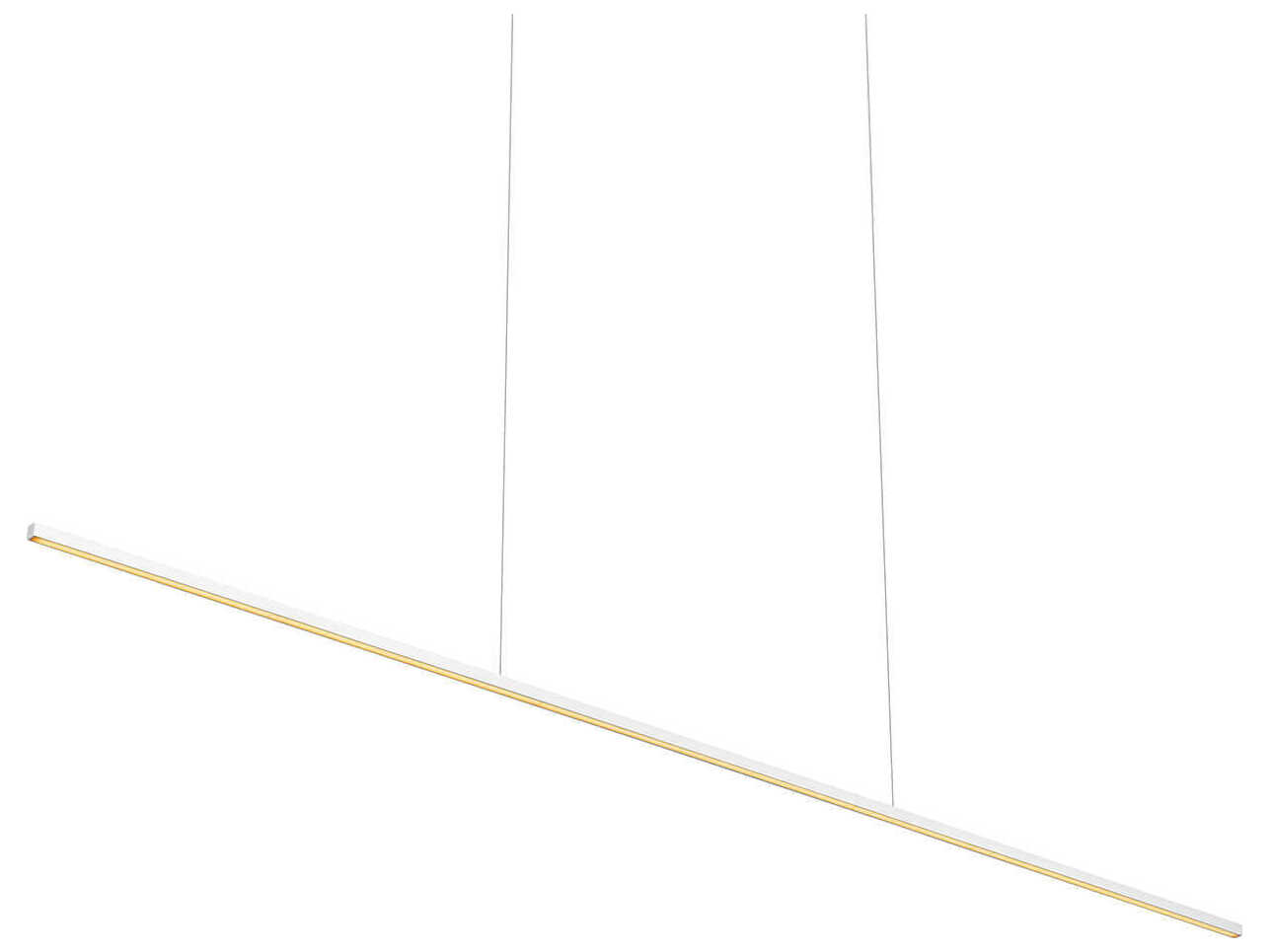 Kuzco Lighting Vega Minor White Linear Island Pendant