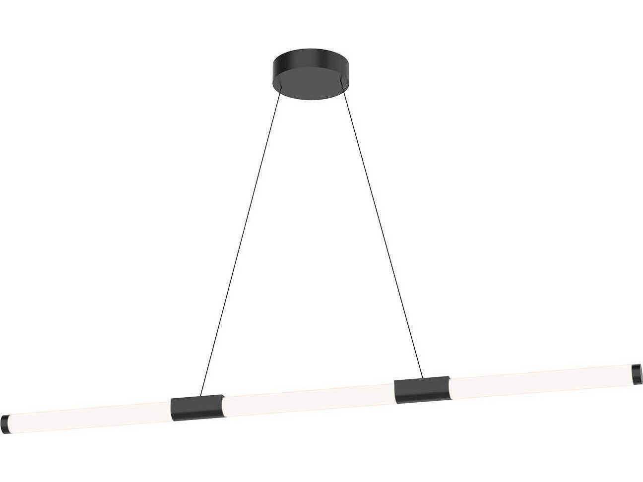 Kuzco Lighting Akari Black Linear Island Pendant