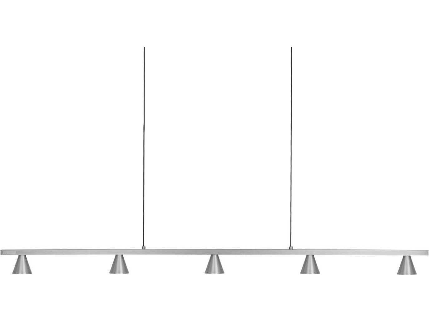 Kuzco Lighting Dune Brushed Nickel Island Pendant