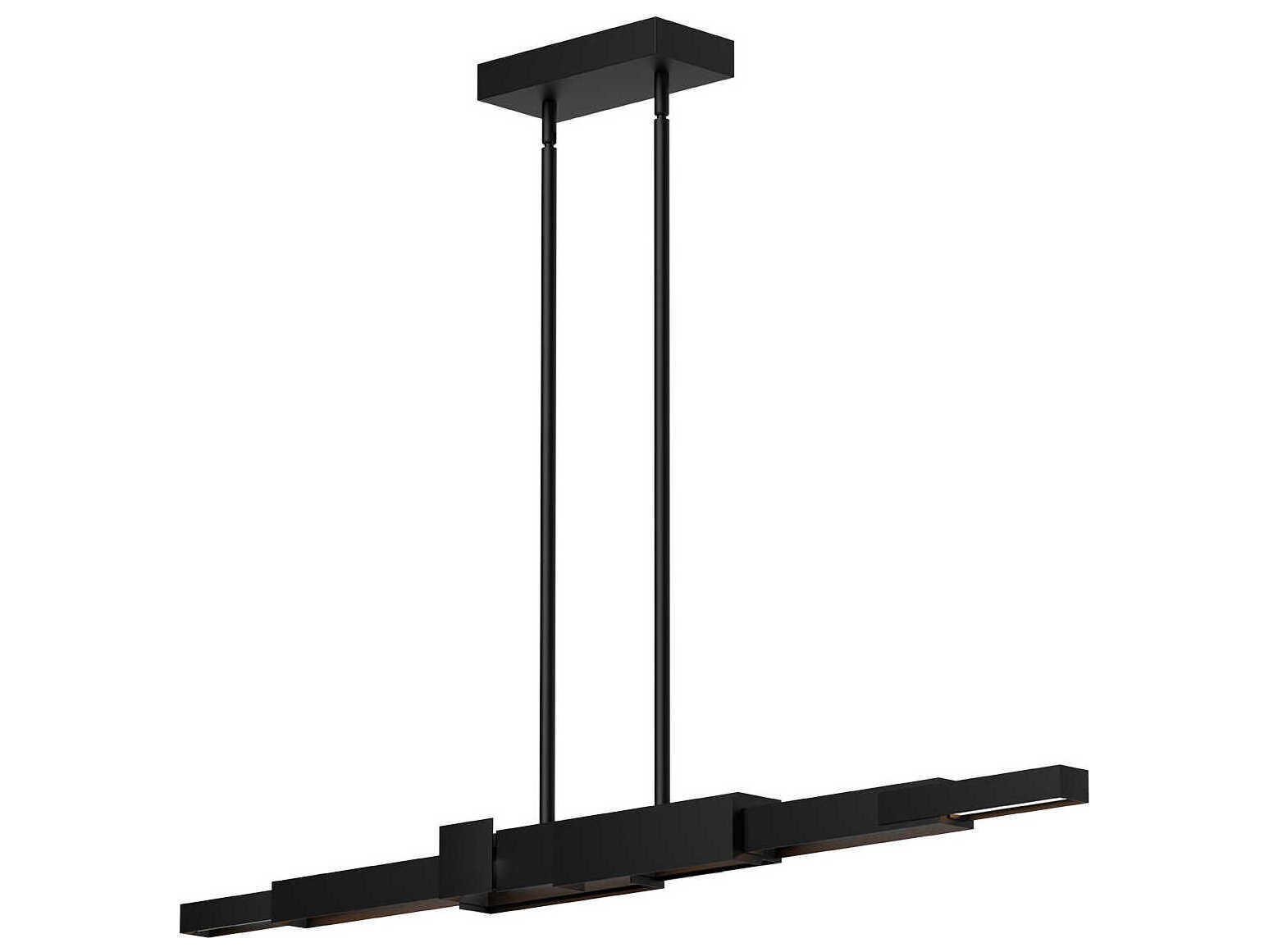 Kuzco Lighting Enzo Black Linear Island Pendant