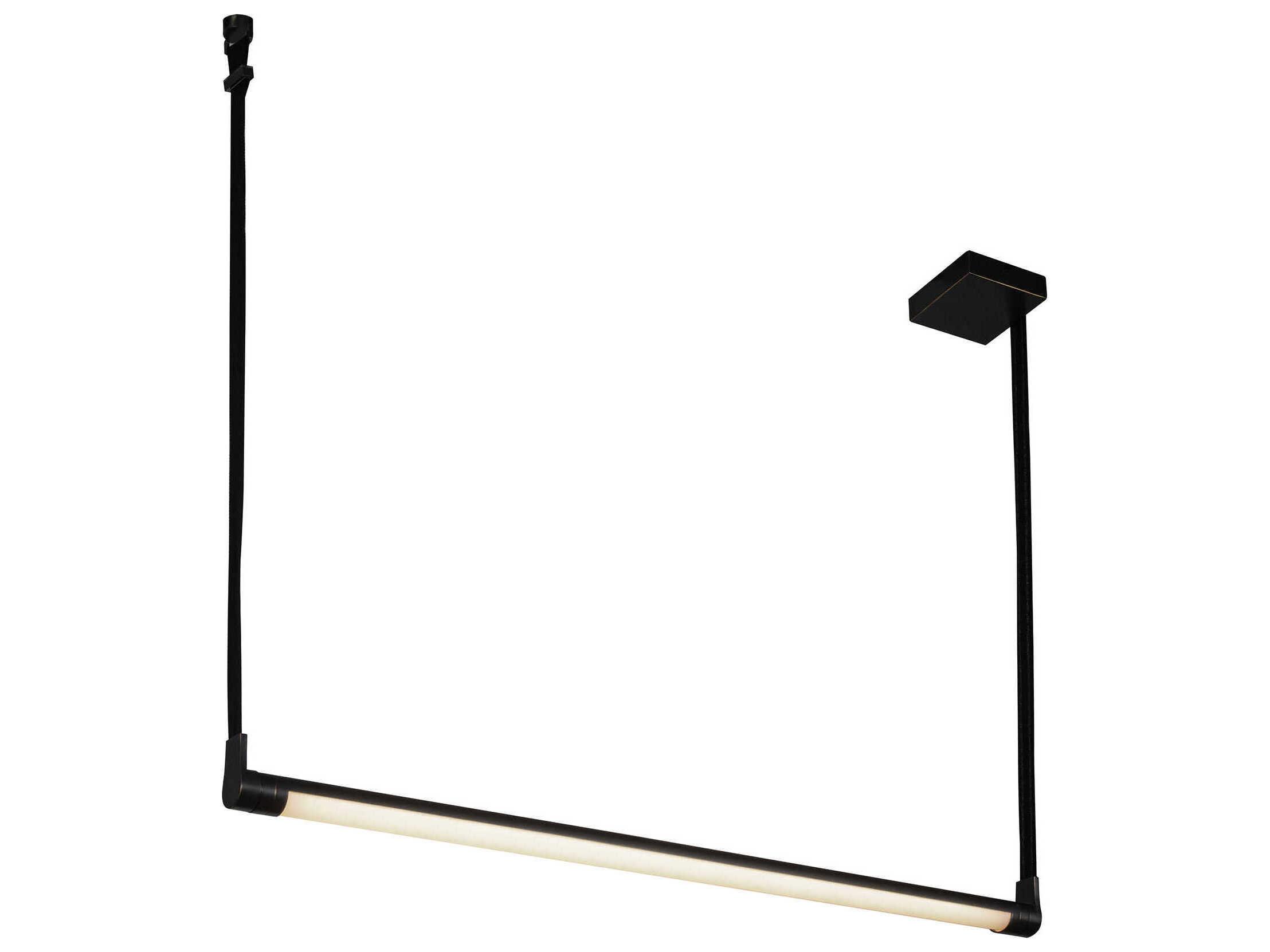 Kuzco Lighting Laurence Urban Bronze Cylinder Island Pendant